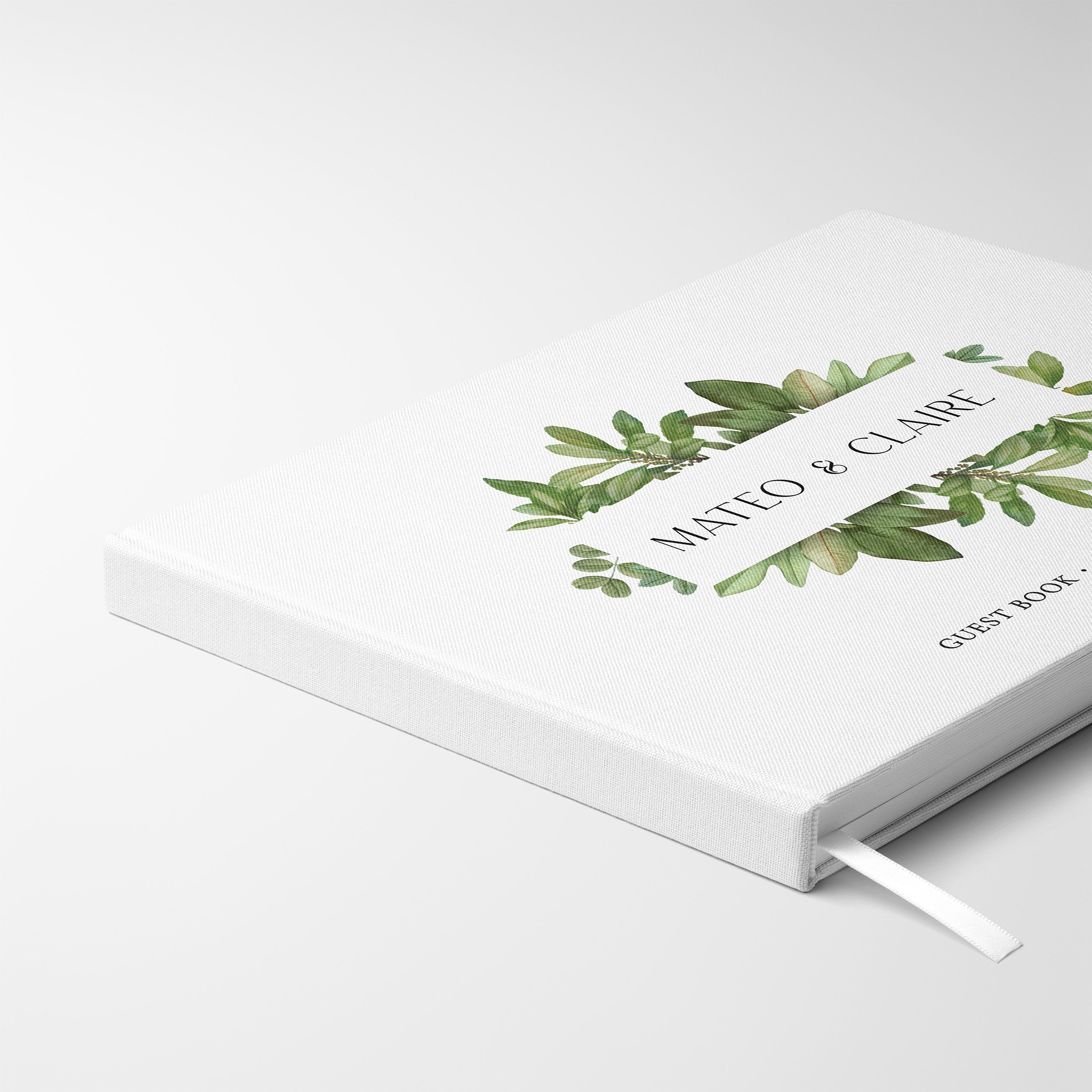 Foliage Frame | Wedding Guest Book