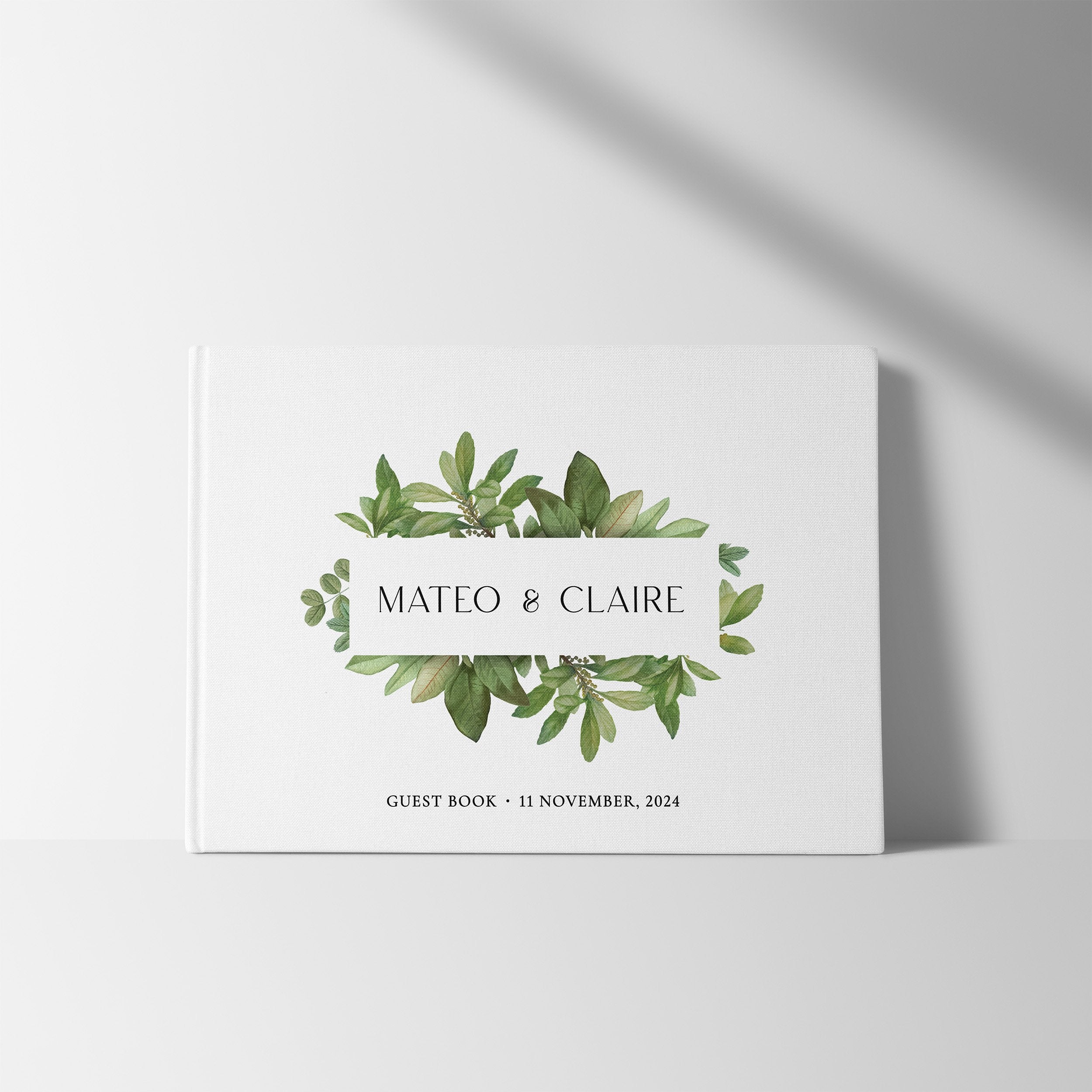 Foliage Frame | Wedding Guest Book