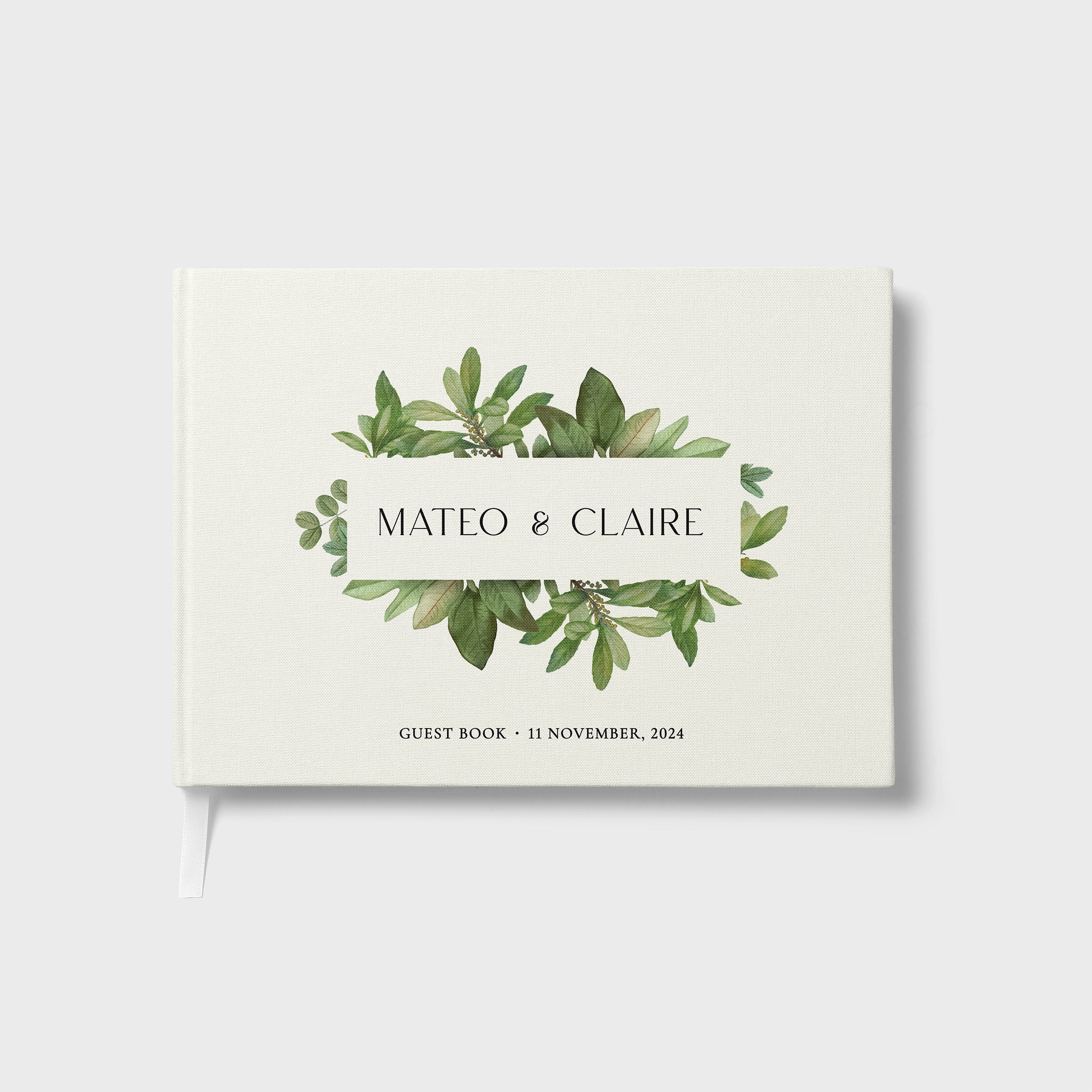 Foliage Frame | Wedding Guest Book