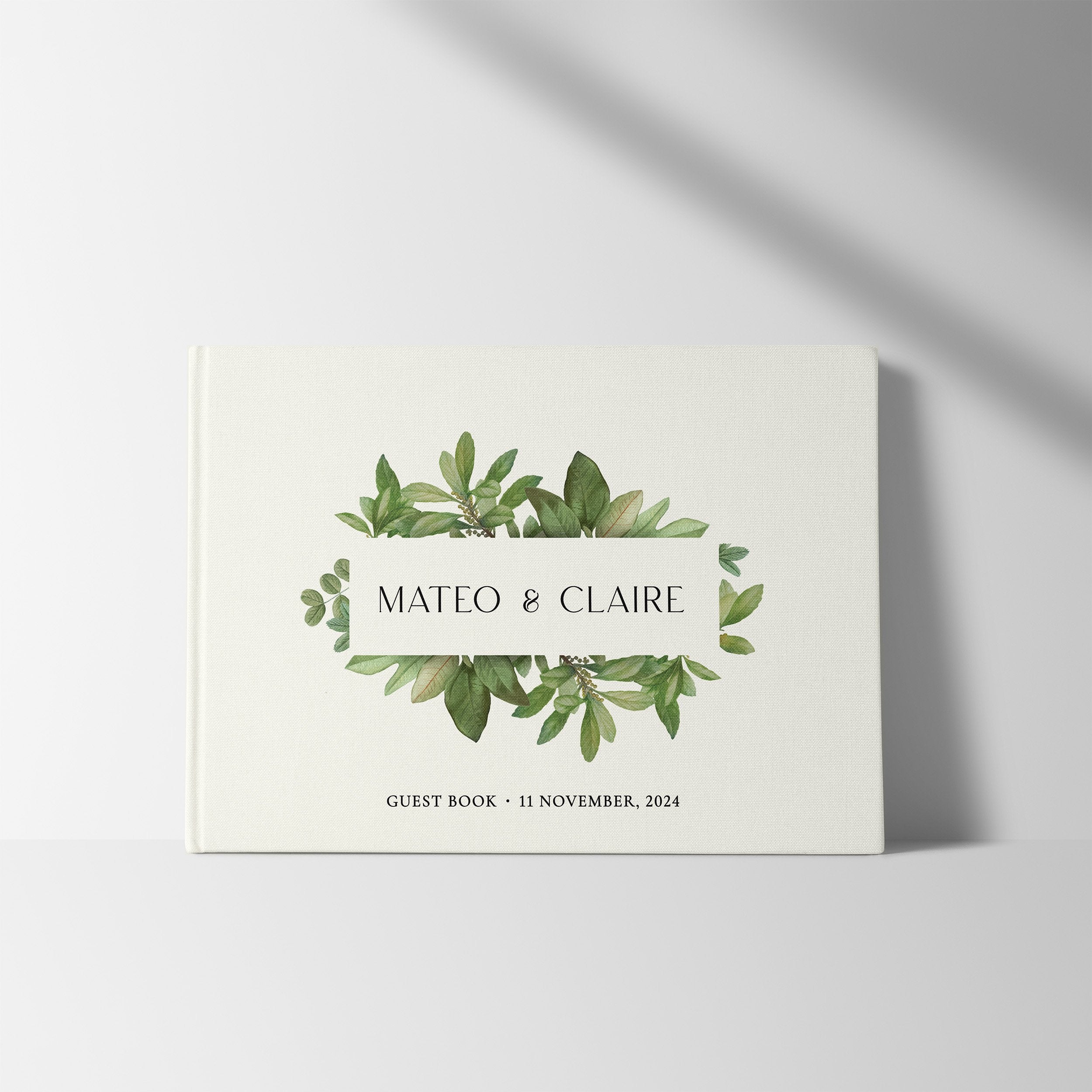 Foliage Frame | Wedding Guest Book