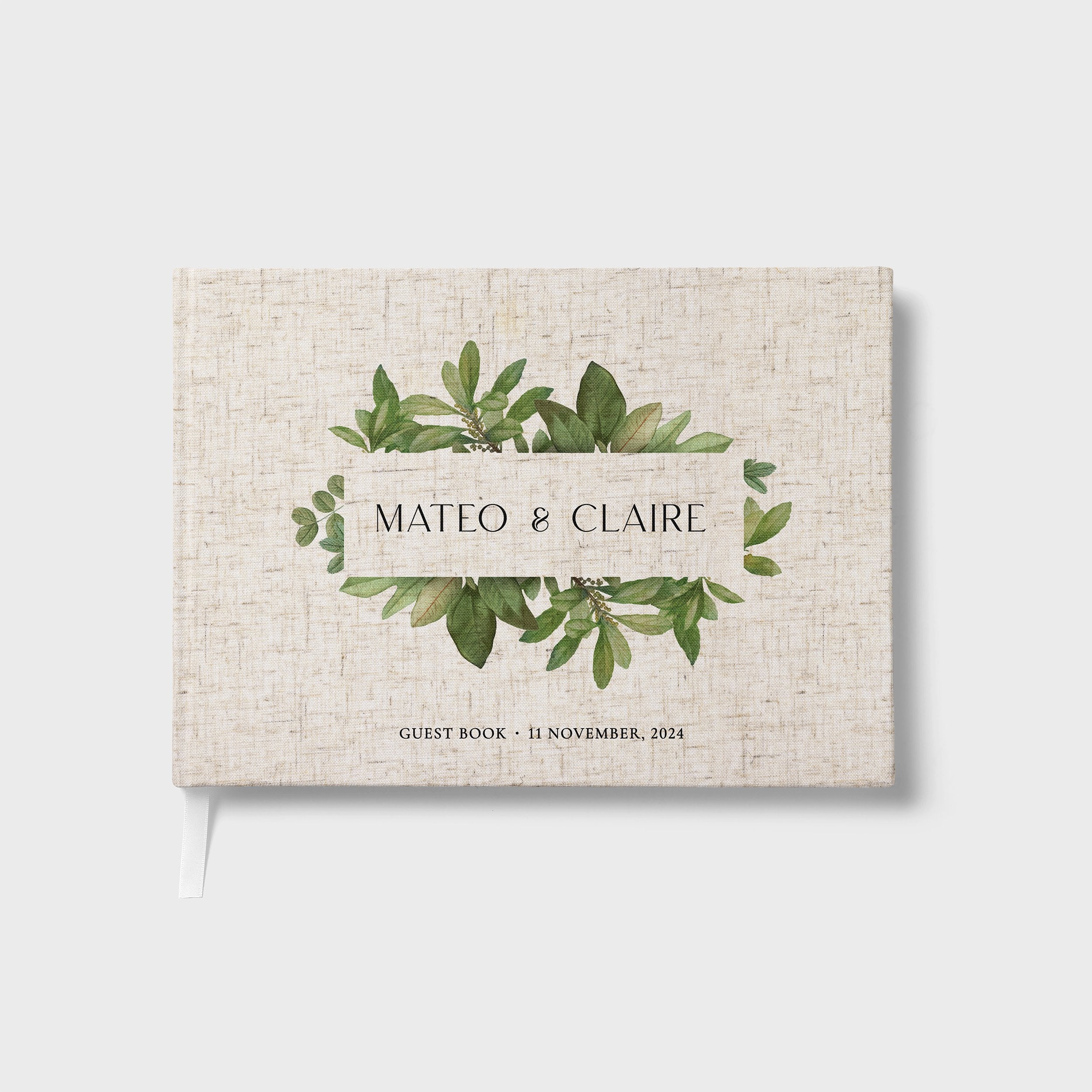 Foliage Frame | Wedding Guest Book