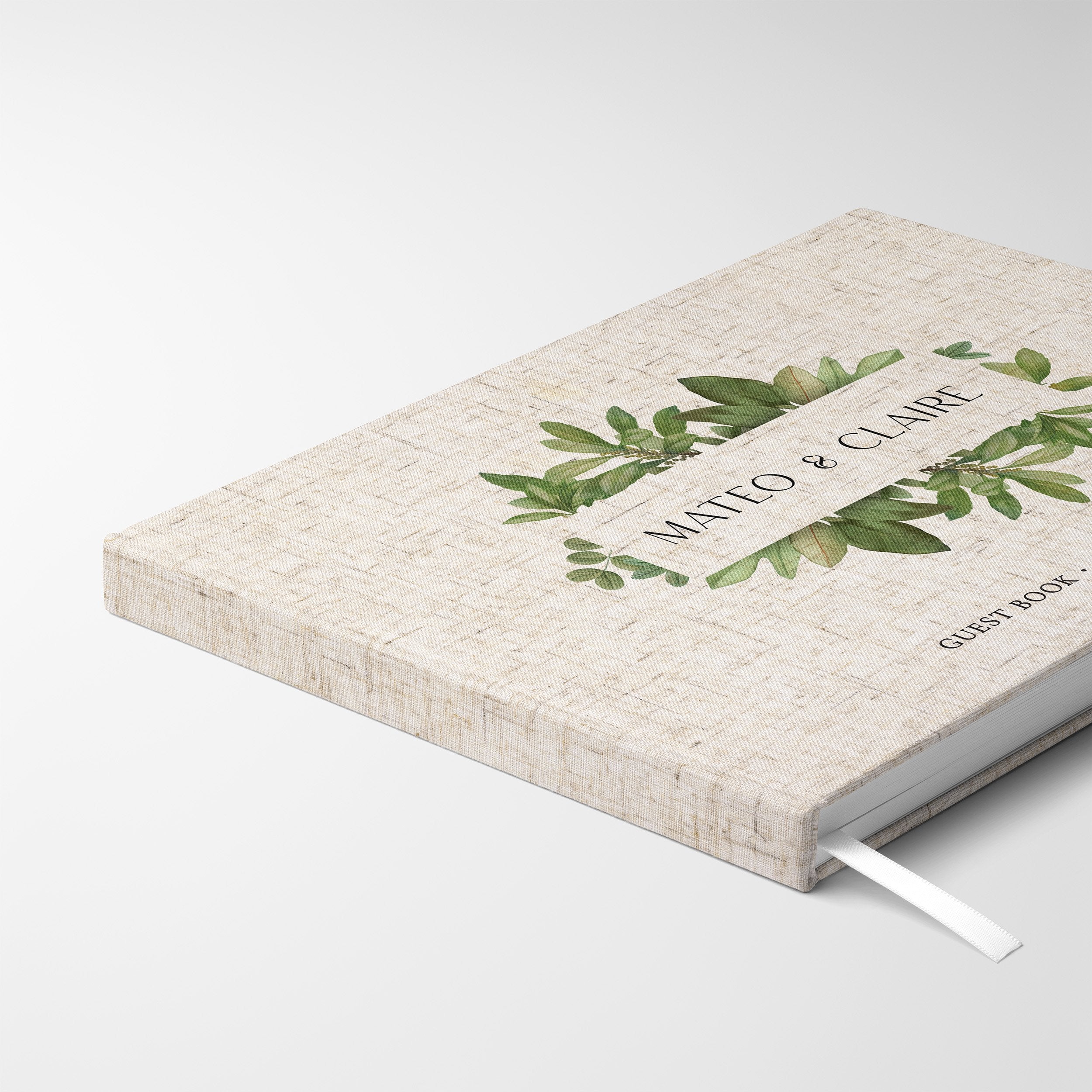 Foliage Frame | Wedding Guest Book