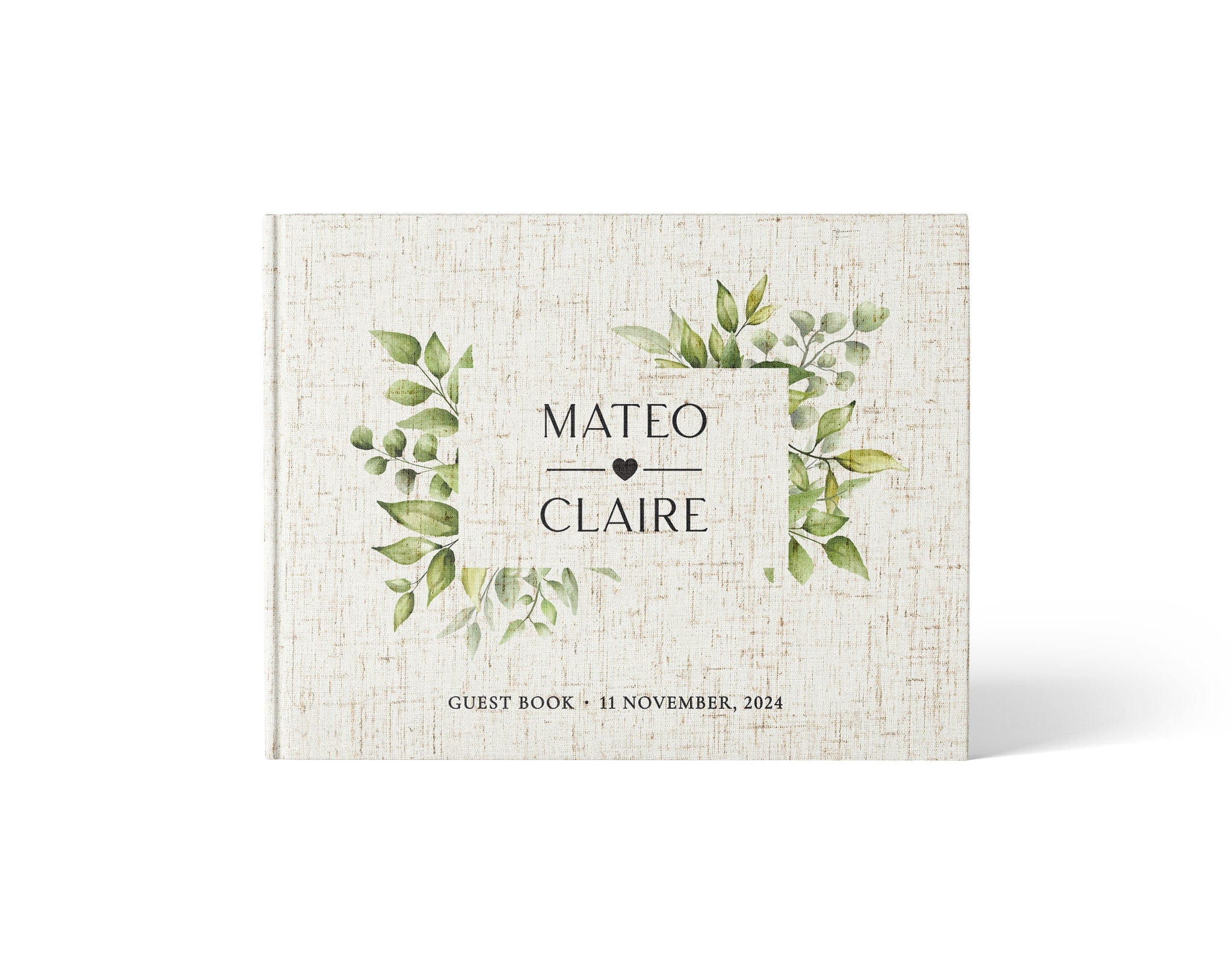 Leaf Frame | Wedding Guest Book