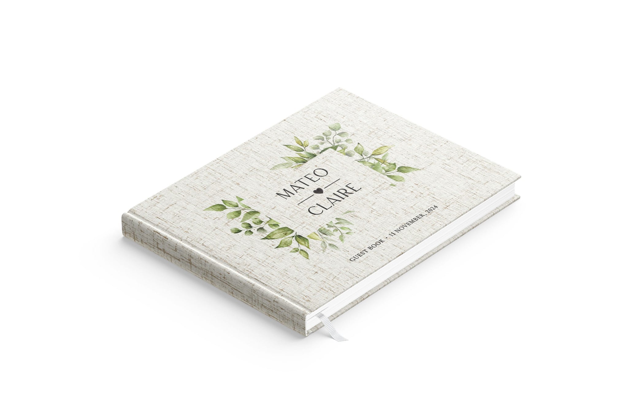 Leaf Frame | Wedding Guest Book