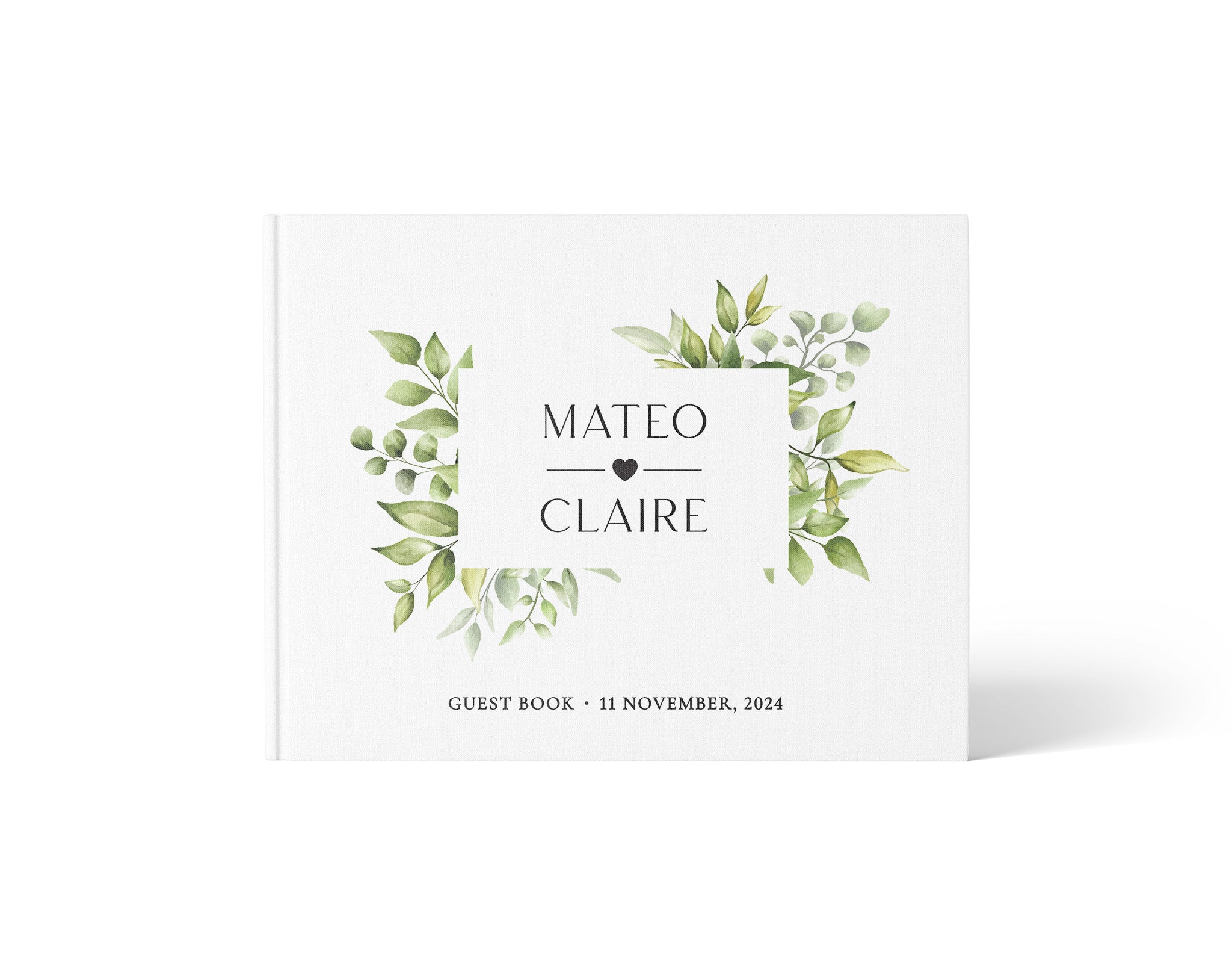 Leaf Frame | Wedding Guest Book