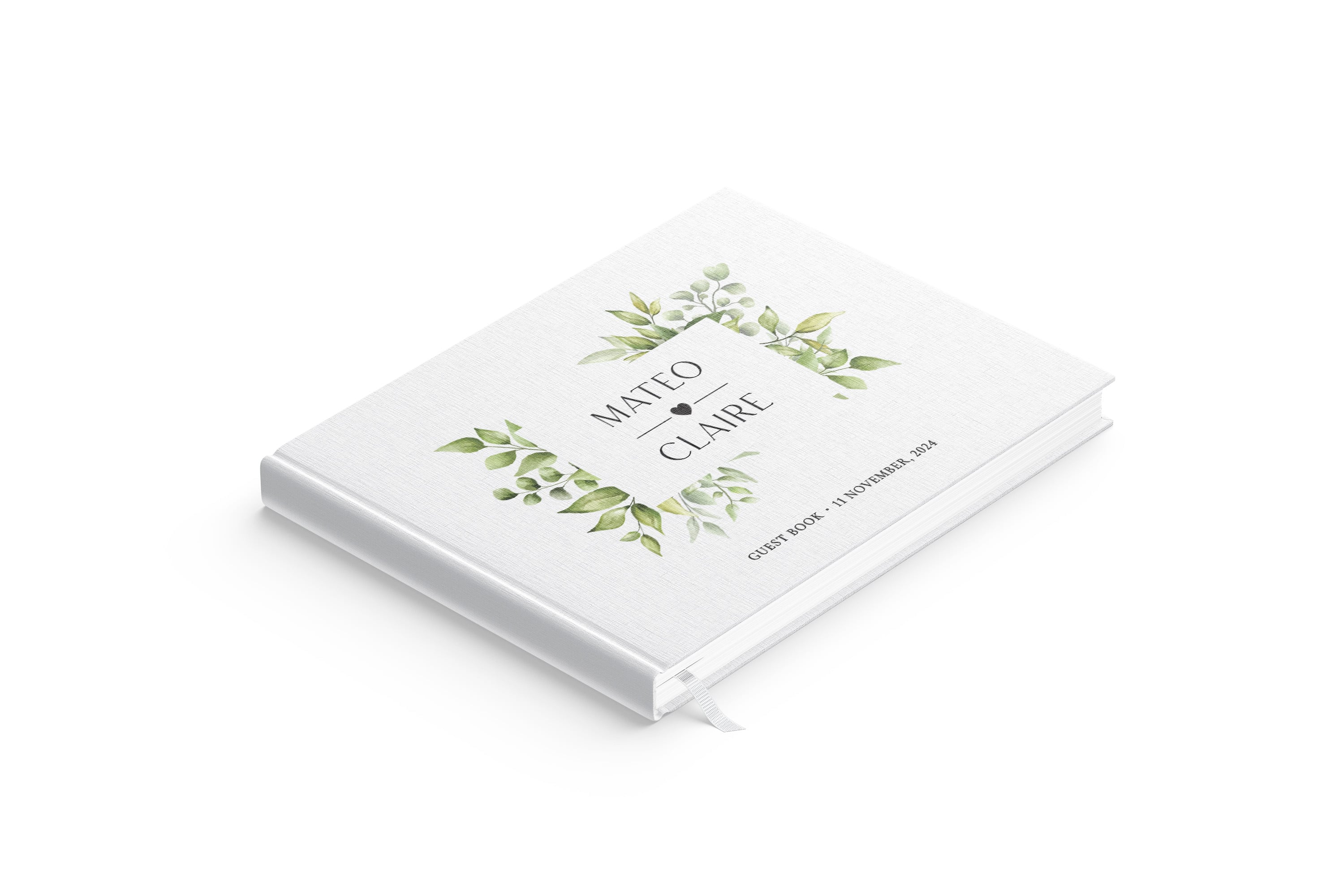 Leaf Frame | Wedding Guest Book