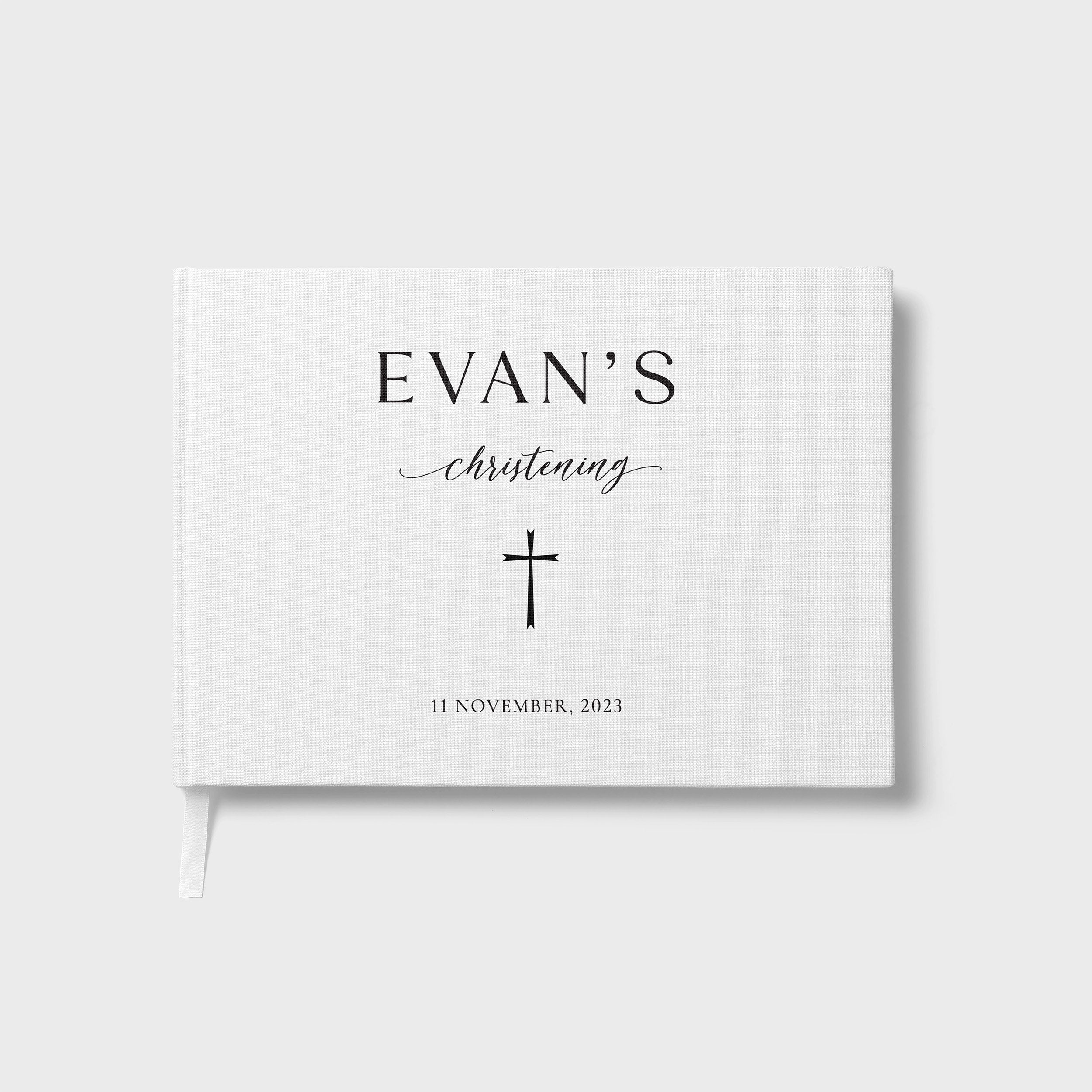 Simplicity | Christening Guest Book