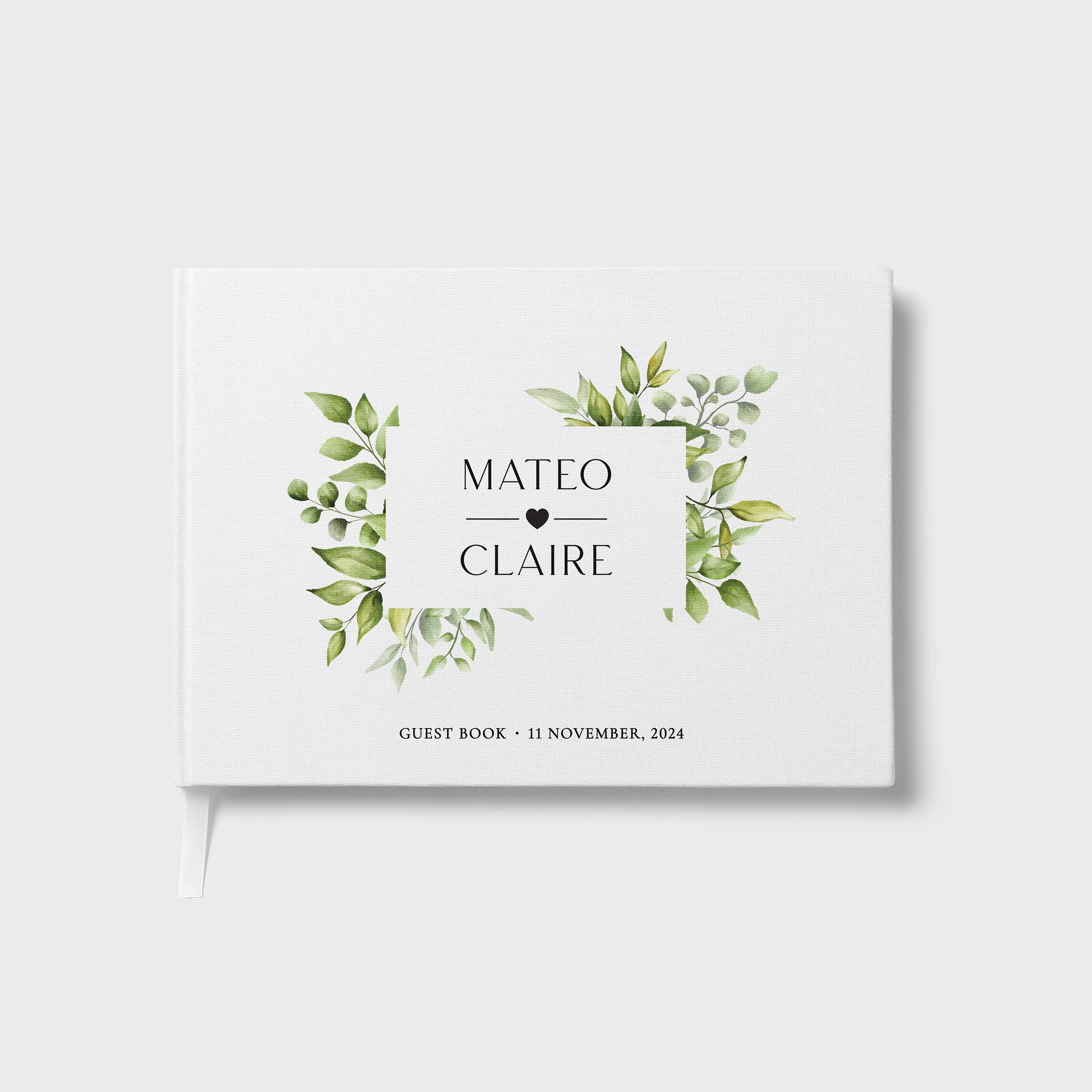 Leaf Frame | Wedding Guest Book