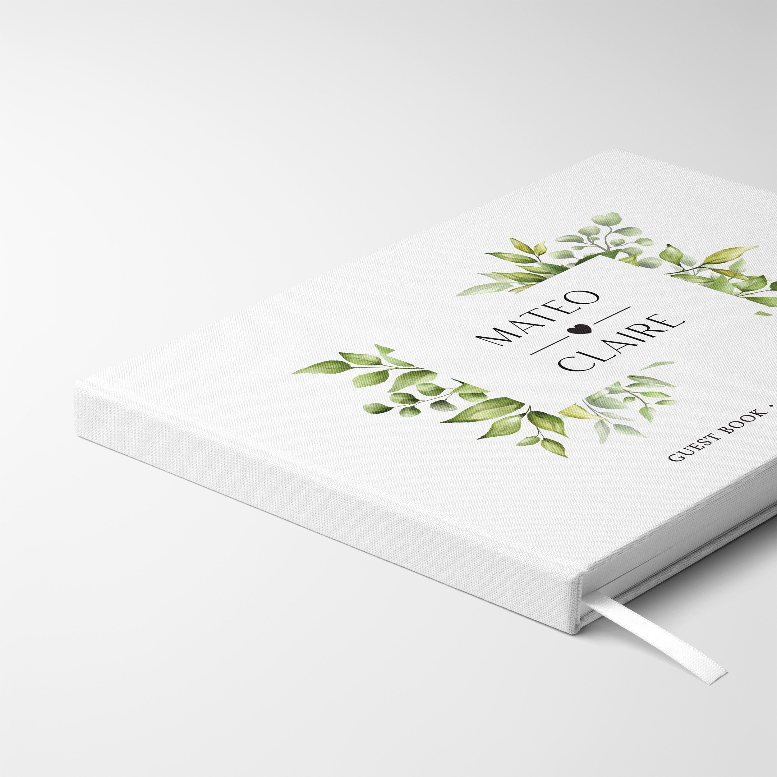 Leaf Frame | Wedding Guest Book
