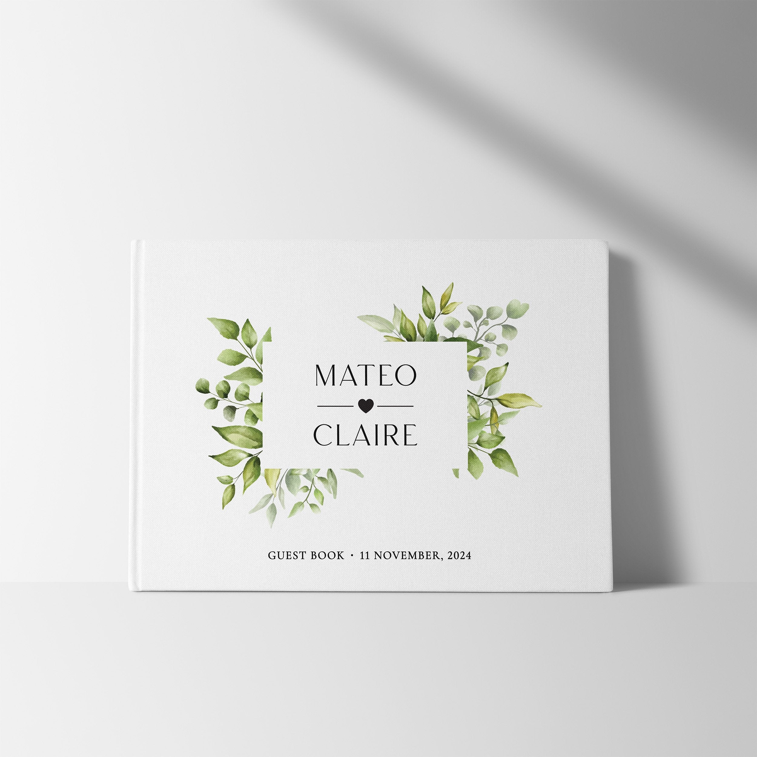 Leaf Frame | Wedding Guest Book