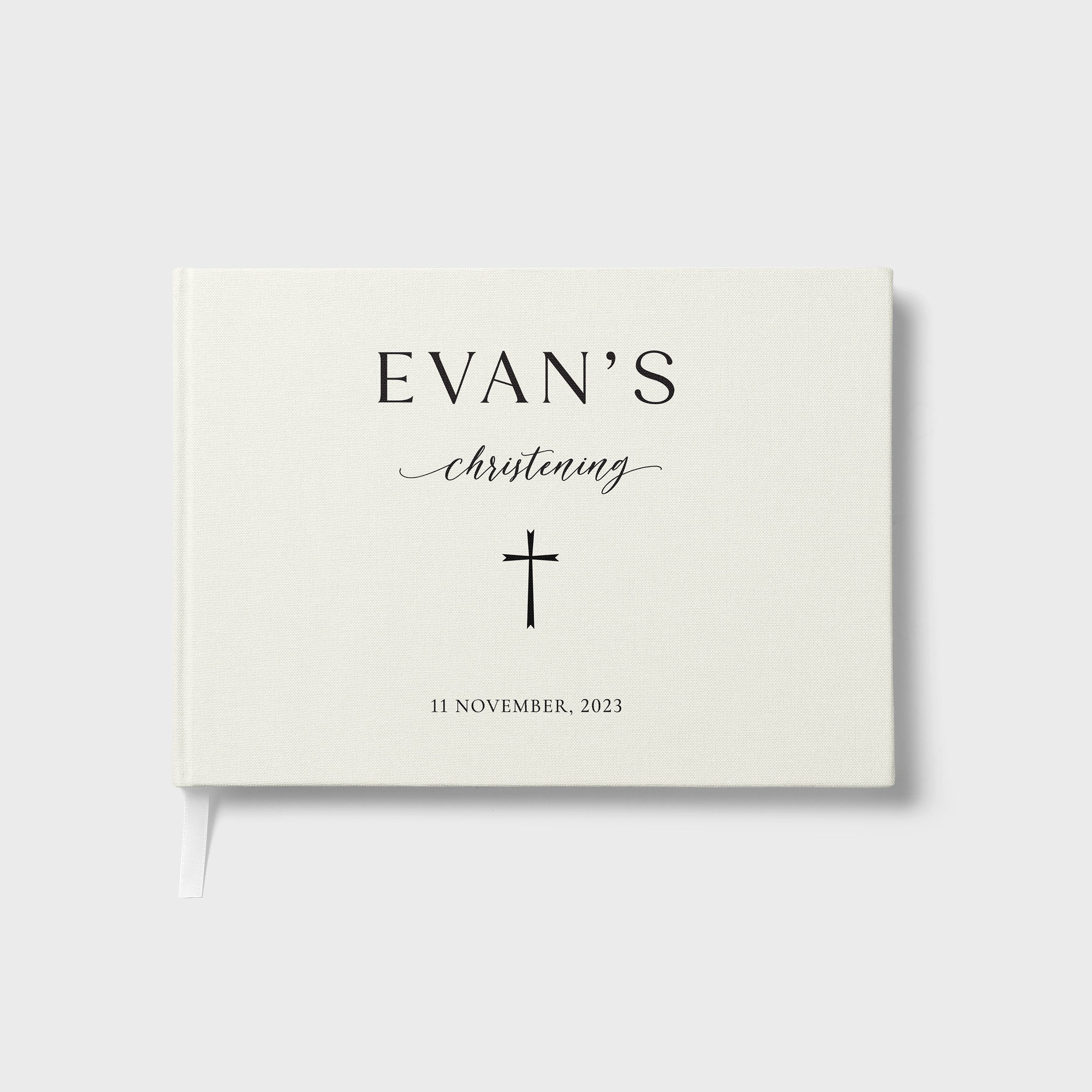 Simplicity | Christening Guest Book