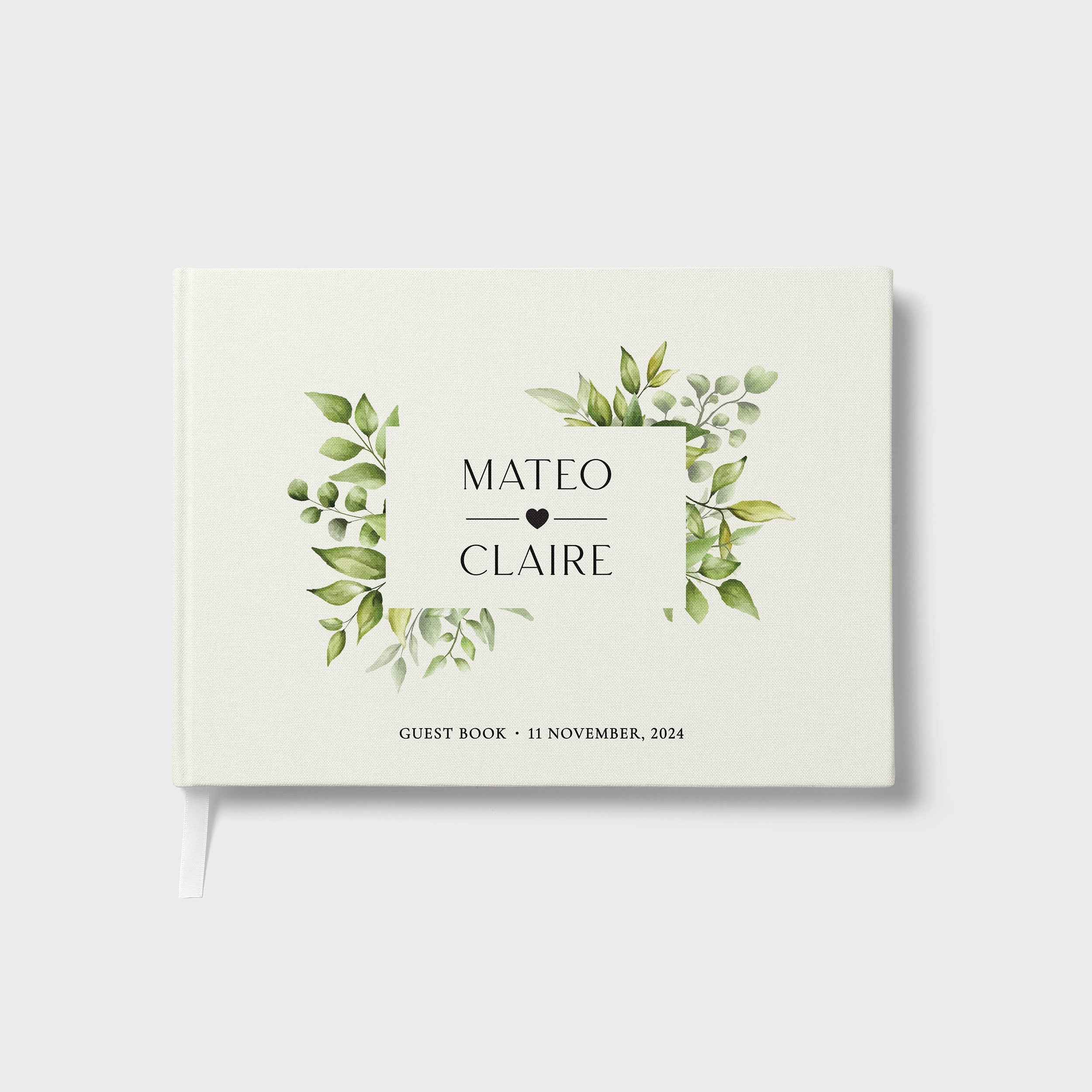 Leaf Frame | Wedding Guest Book
