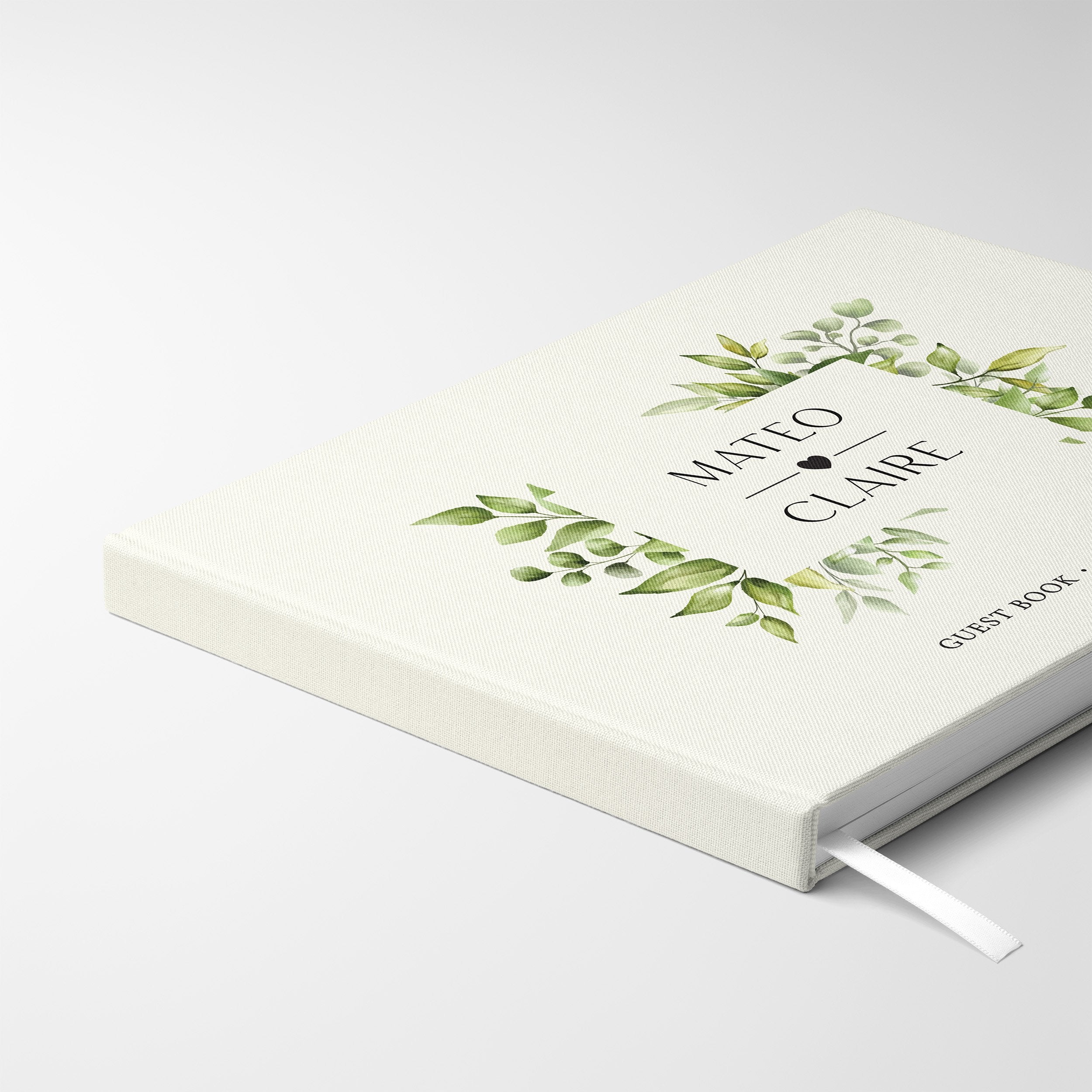 Leaf Frame | Wedding Guest Book
