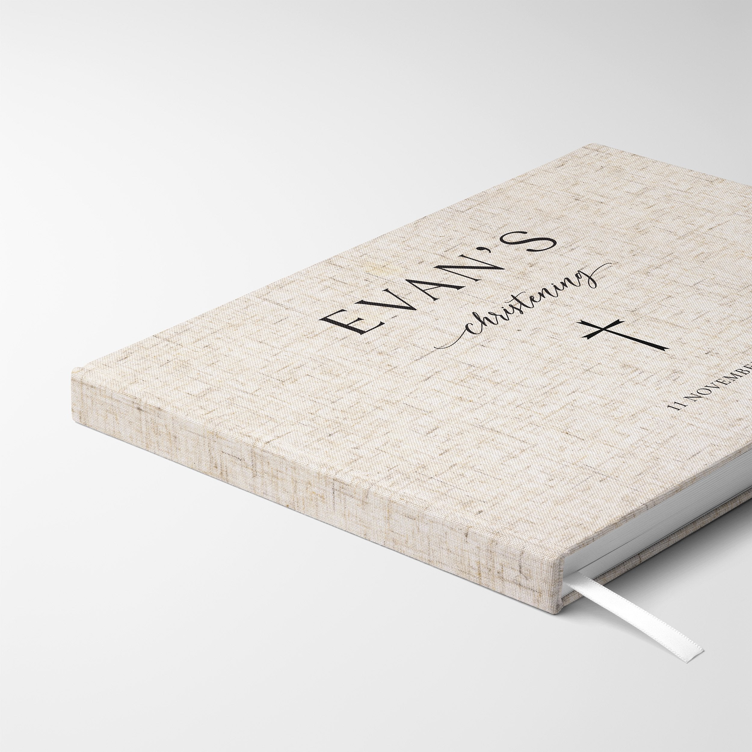 Simplicity | Christening Guest Book