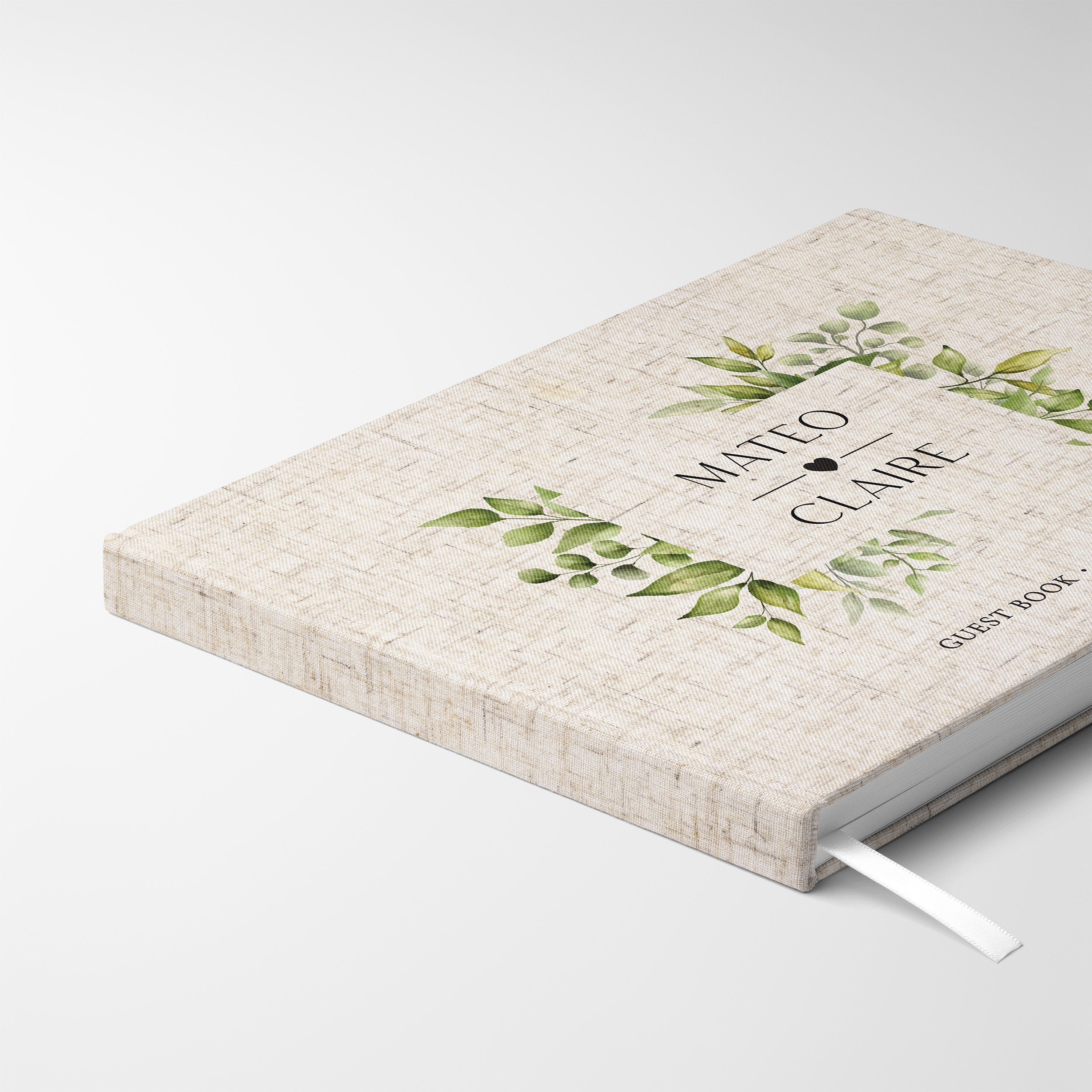 Leaf Frame | Wedding Guest Book