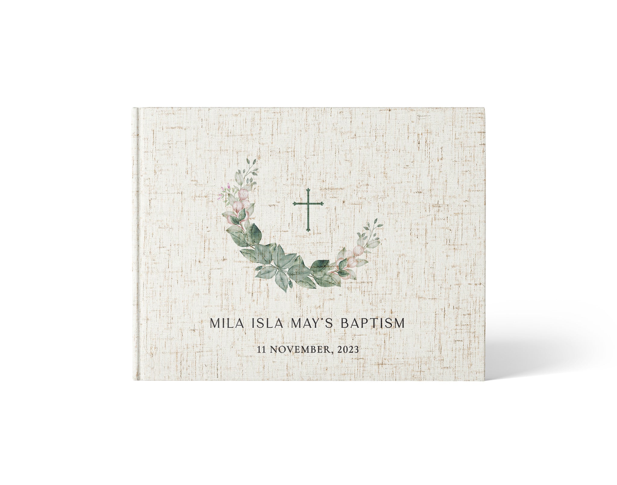 Foliage | Christening Guest Book