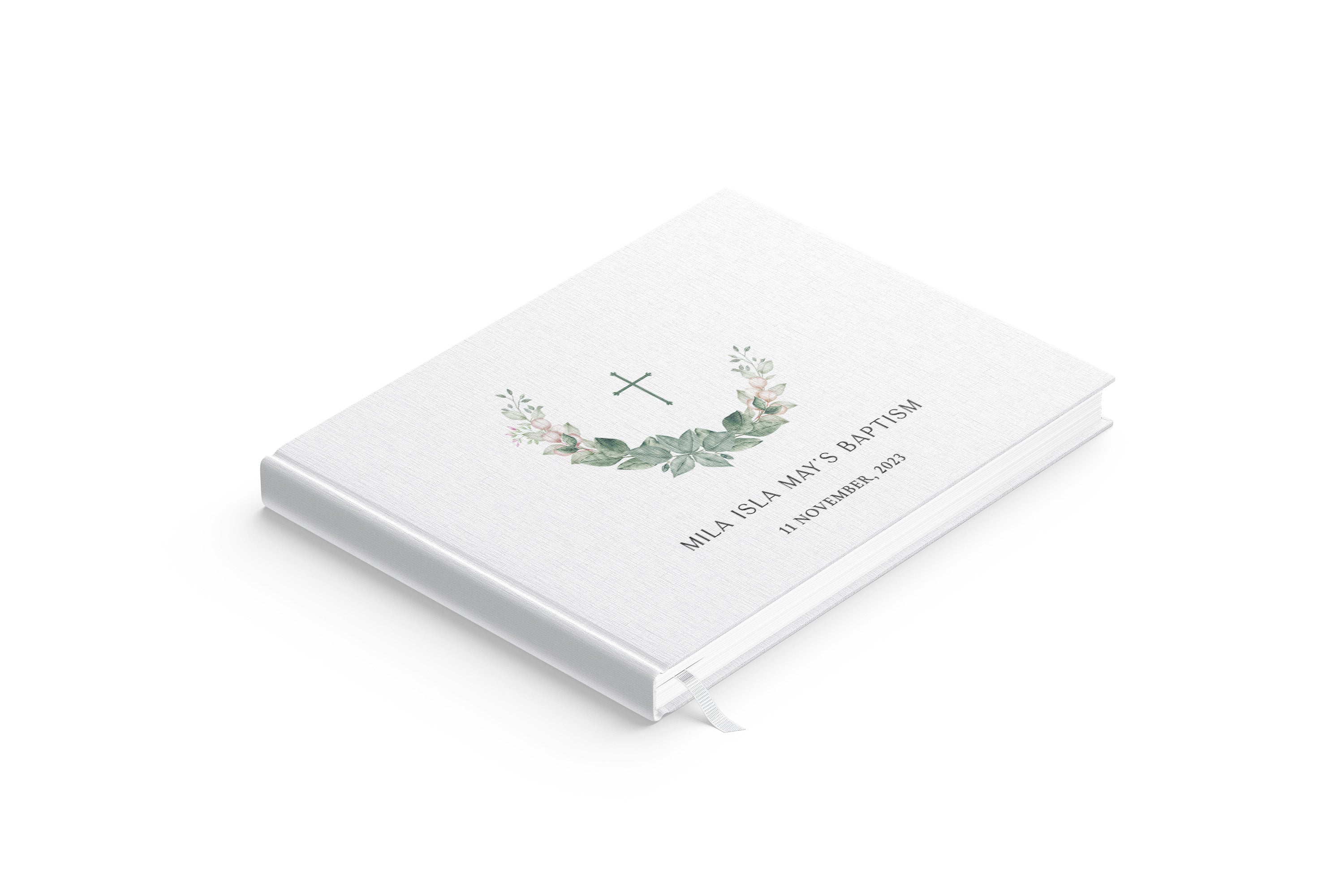 Foliage | Christening Guest Book