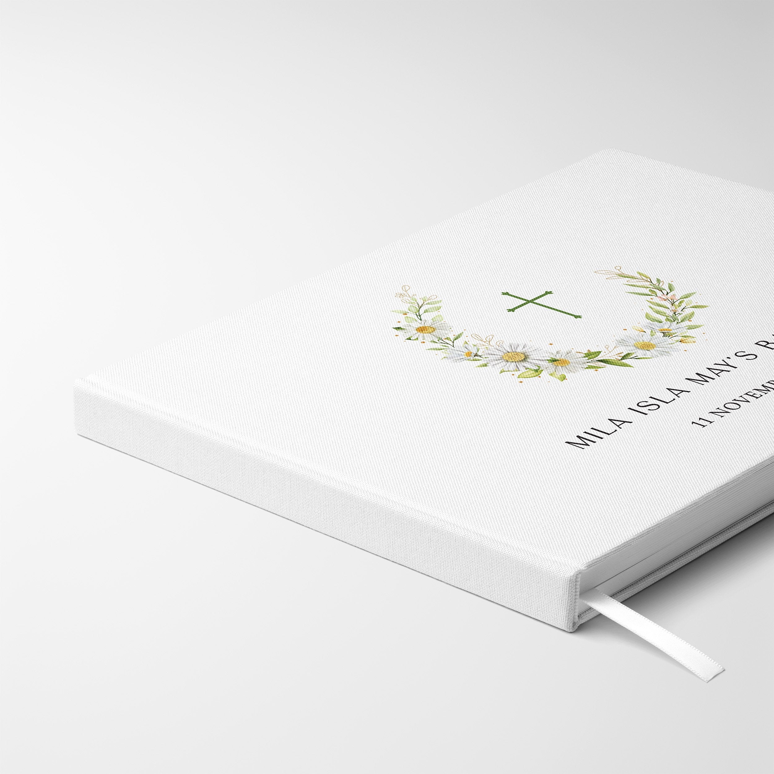 Daisies | Christening Guest Book