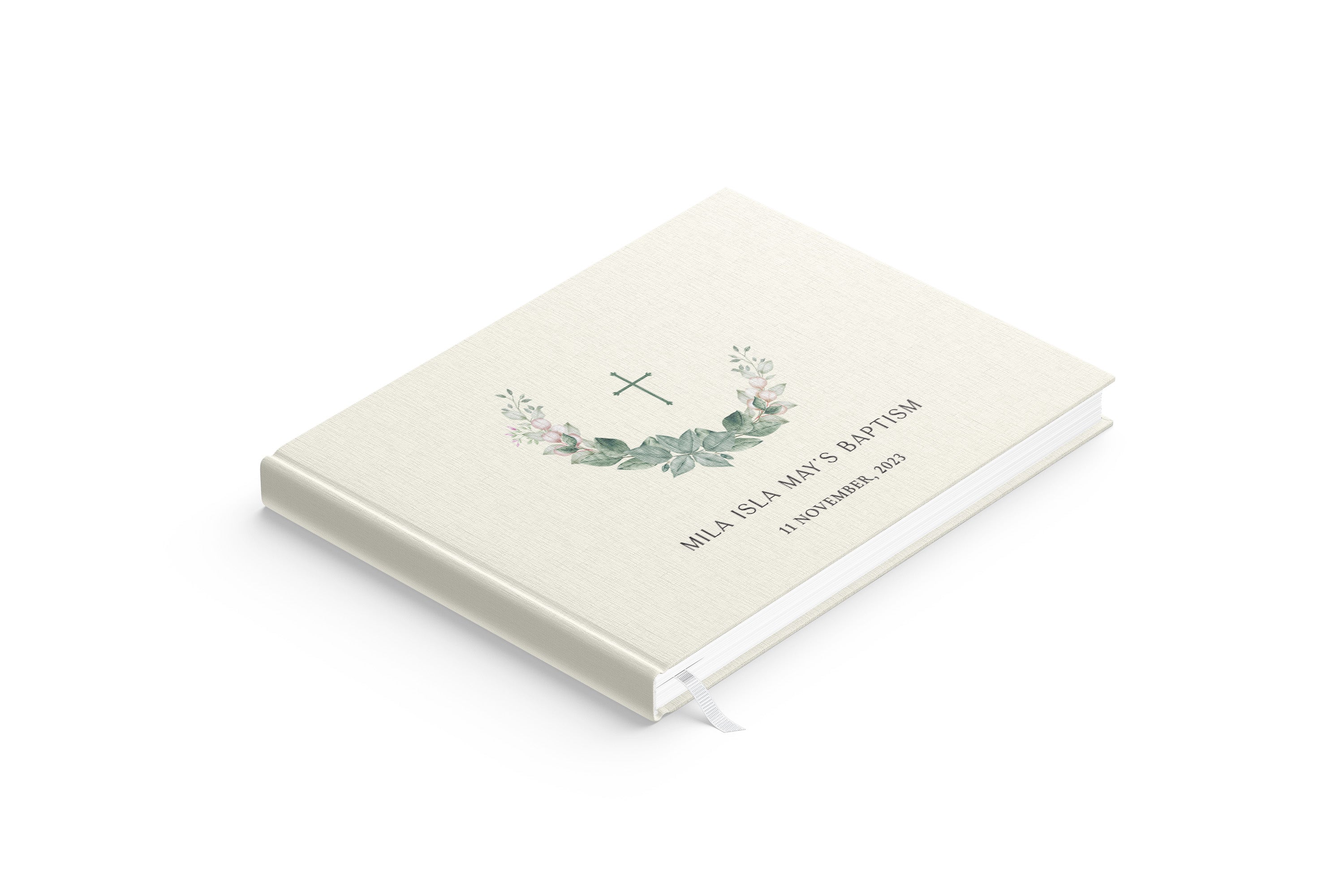 Foliage | Christening Guest Book