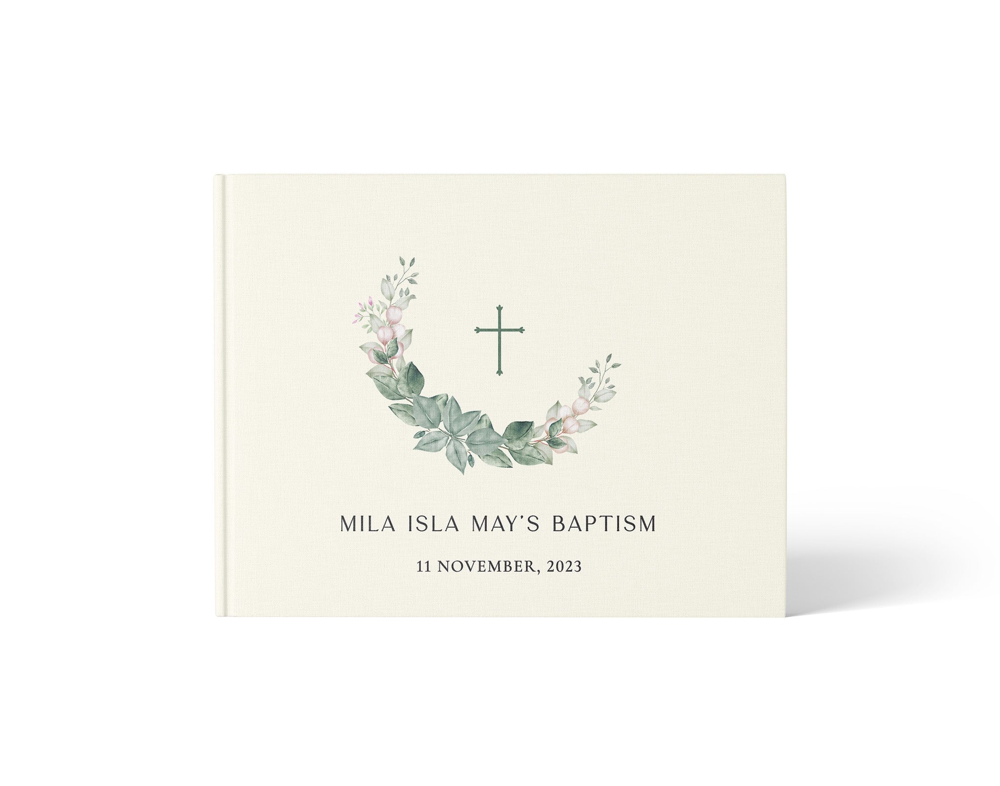 Foliage | Christening Guest Book