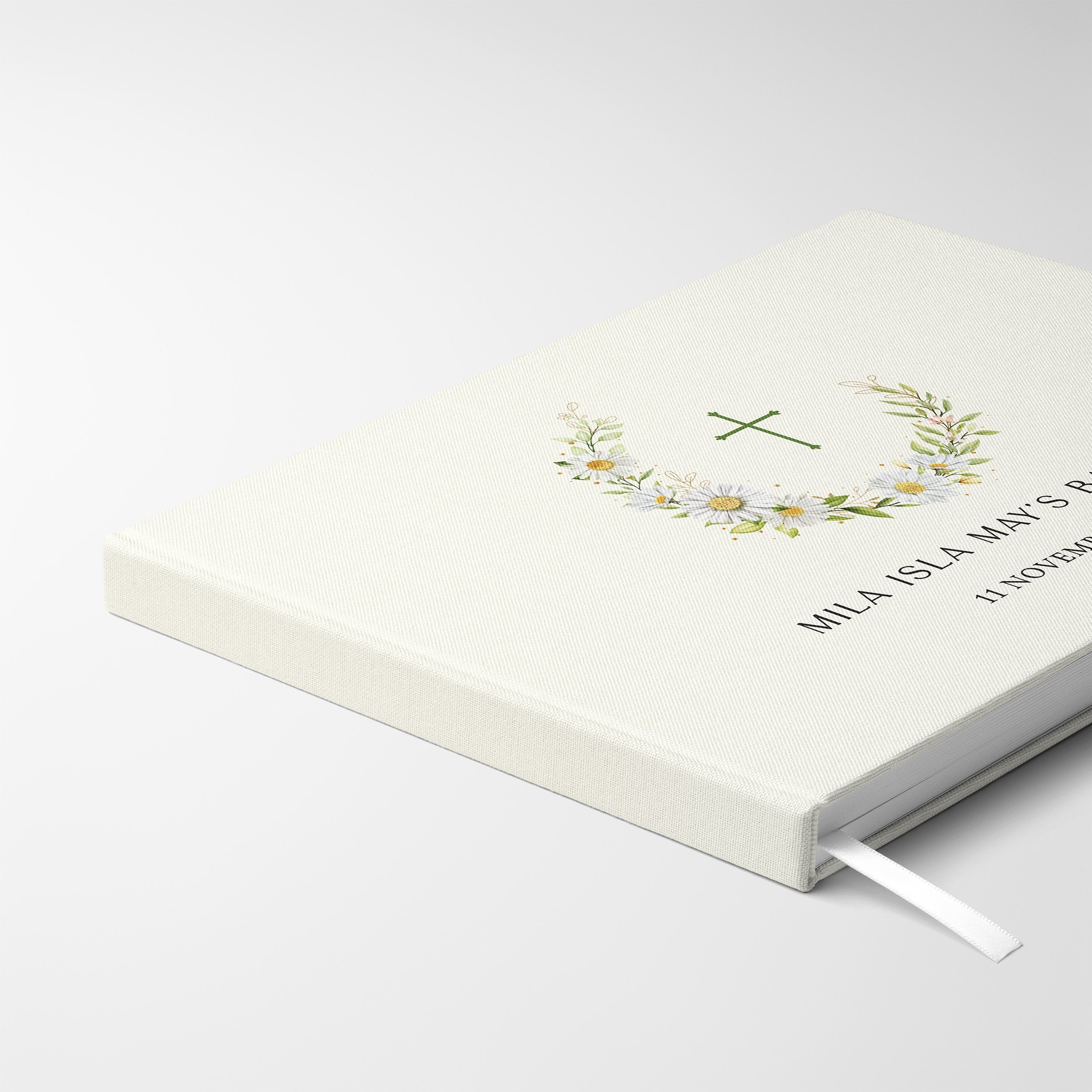 Daisies | Christening Guest Book