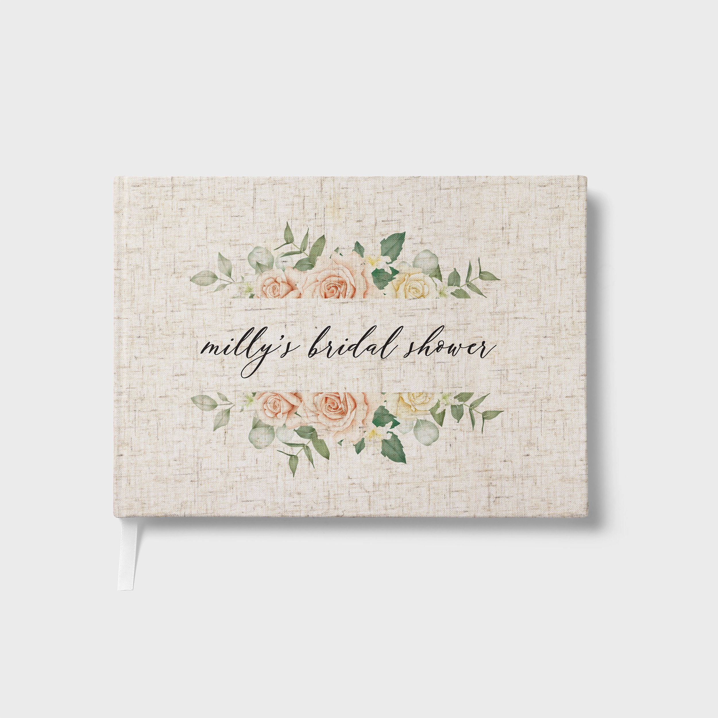 Muted Florals | Bridal Shower Guest Book