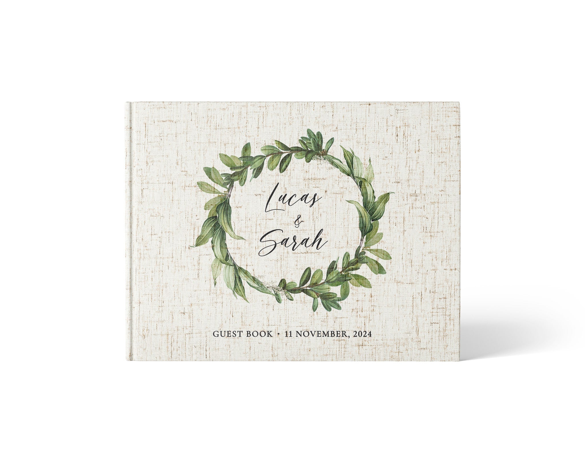 Foliage Wreath | Wedding Guest Book