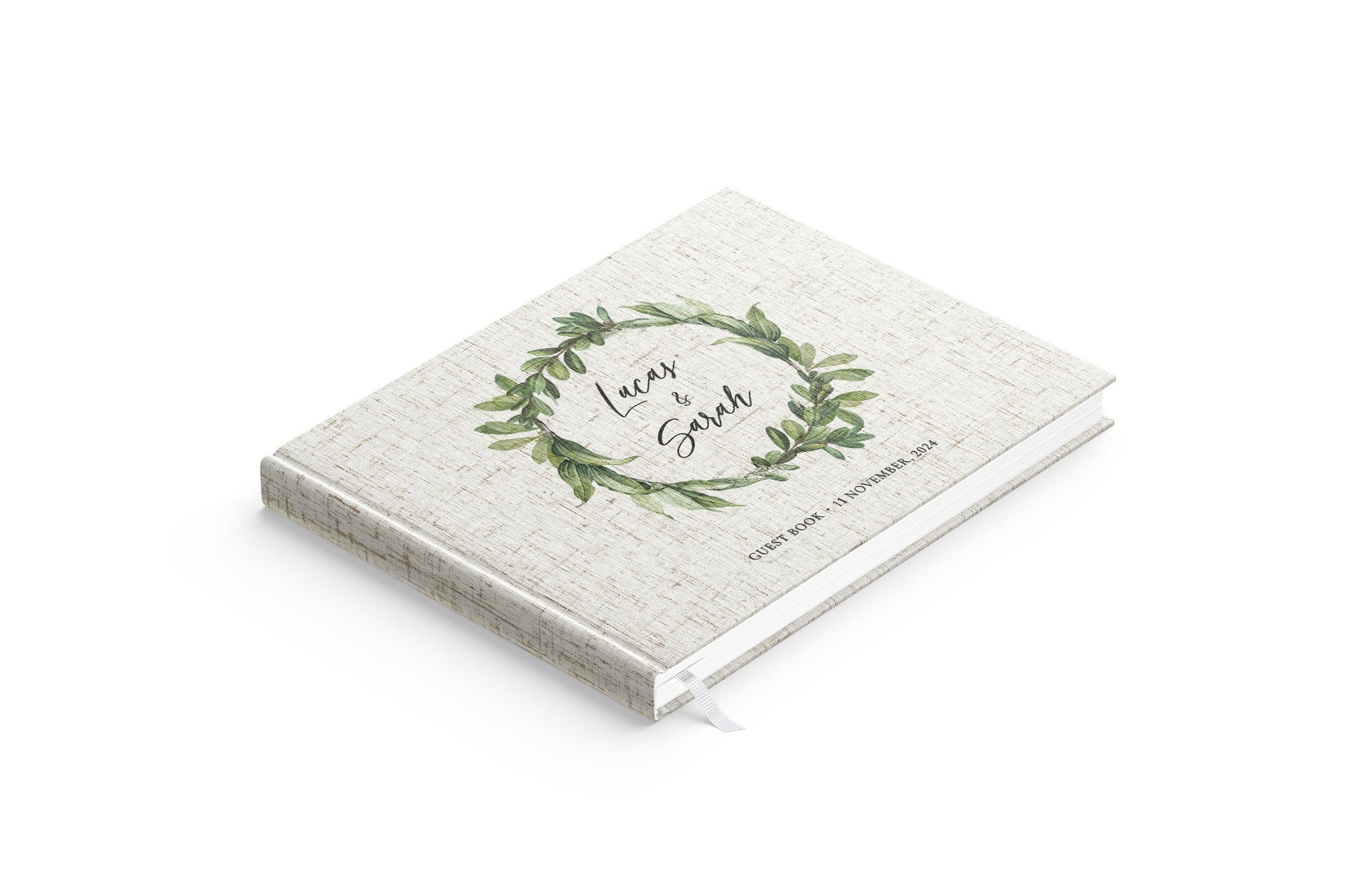 Foliage Wreath | Wedding Guest Book