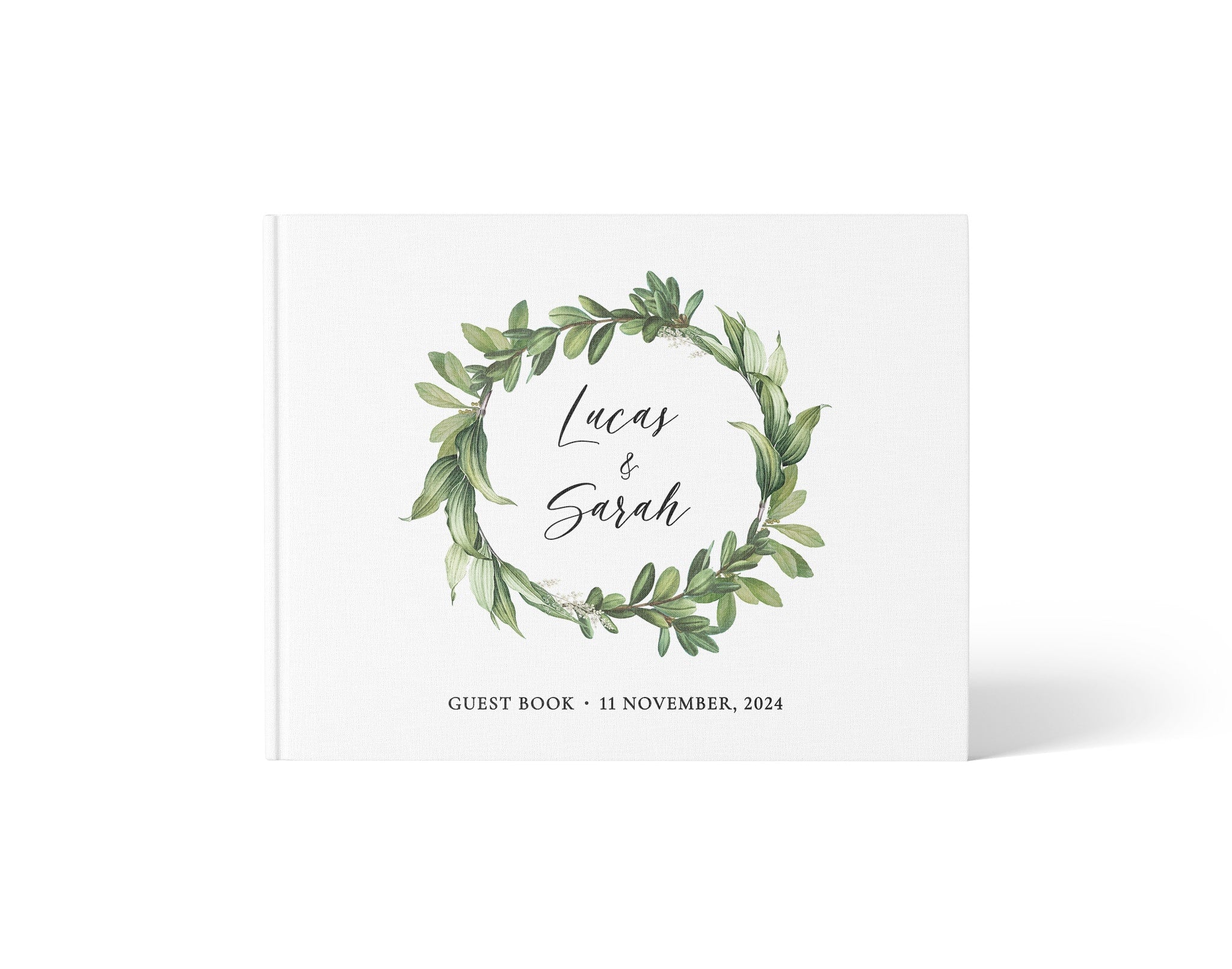 Foliage Wreath | Wedding Guest Book