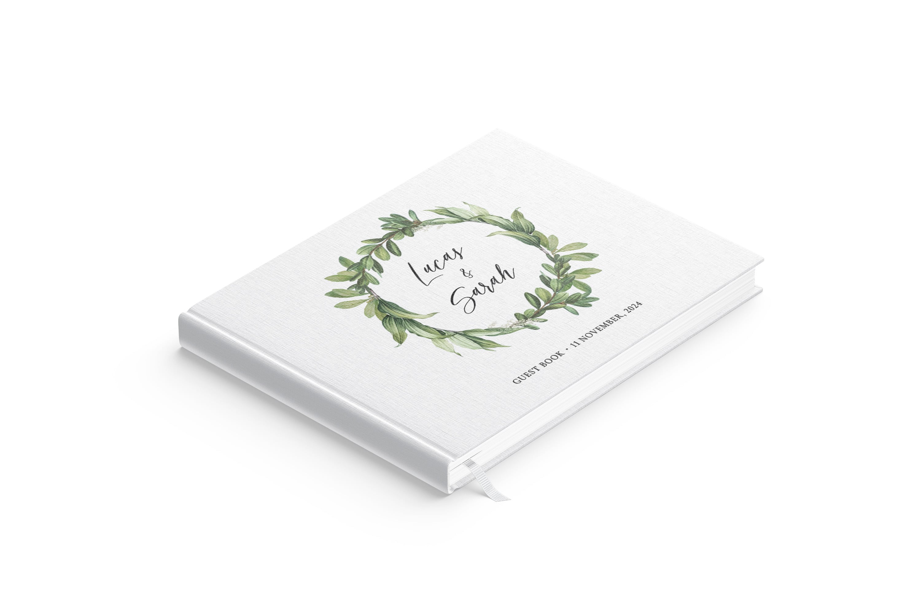 Foliage Wreath | Wedding Guest Book