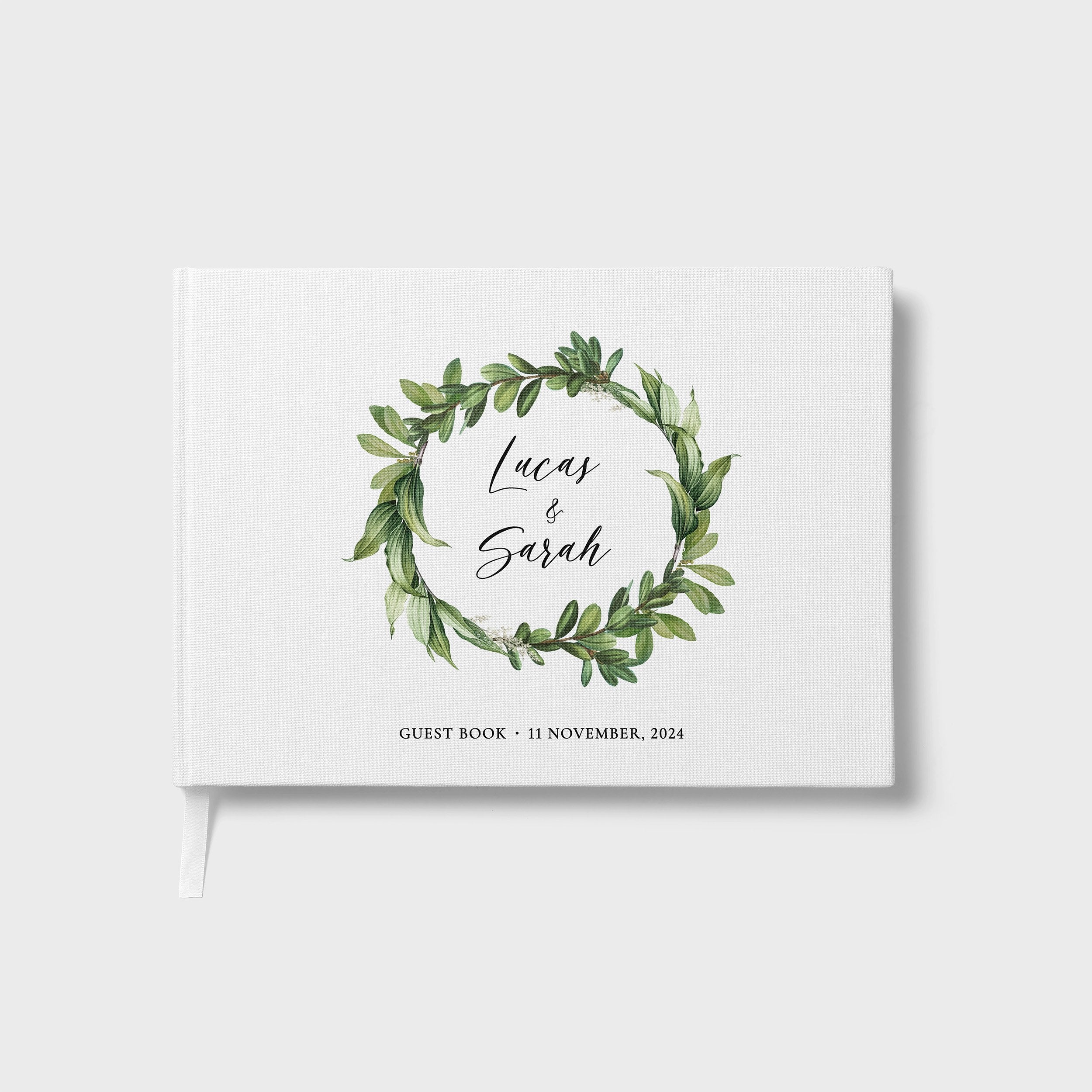 Foliage Wreath | Wedding Guest Book
