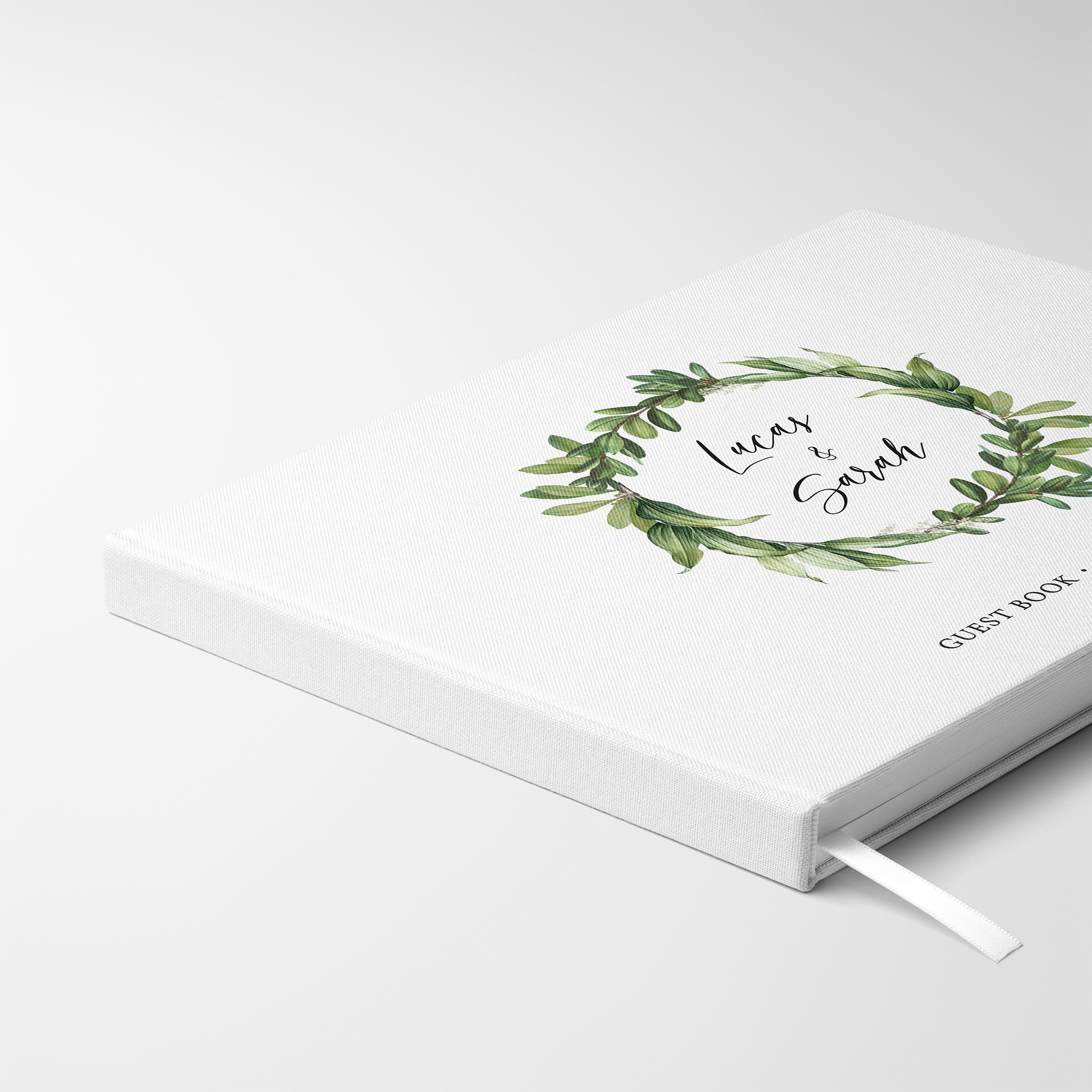 Foliage Wreath | Wedding Guest Book