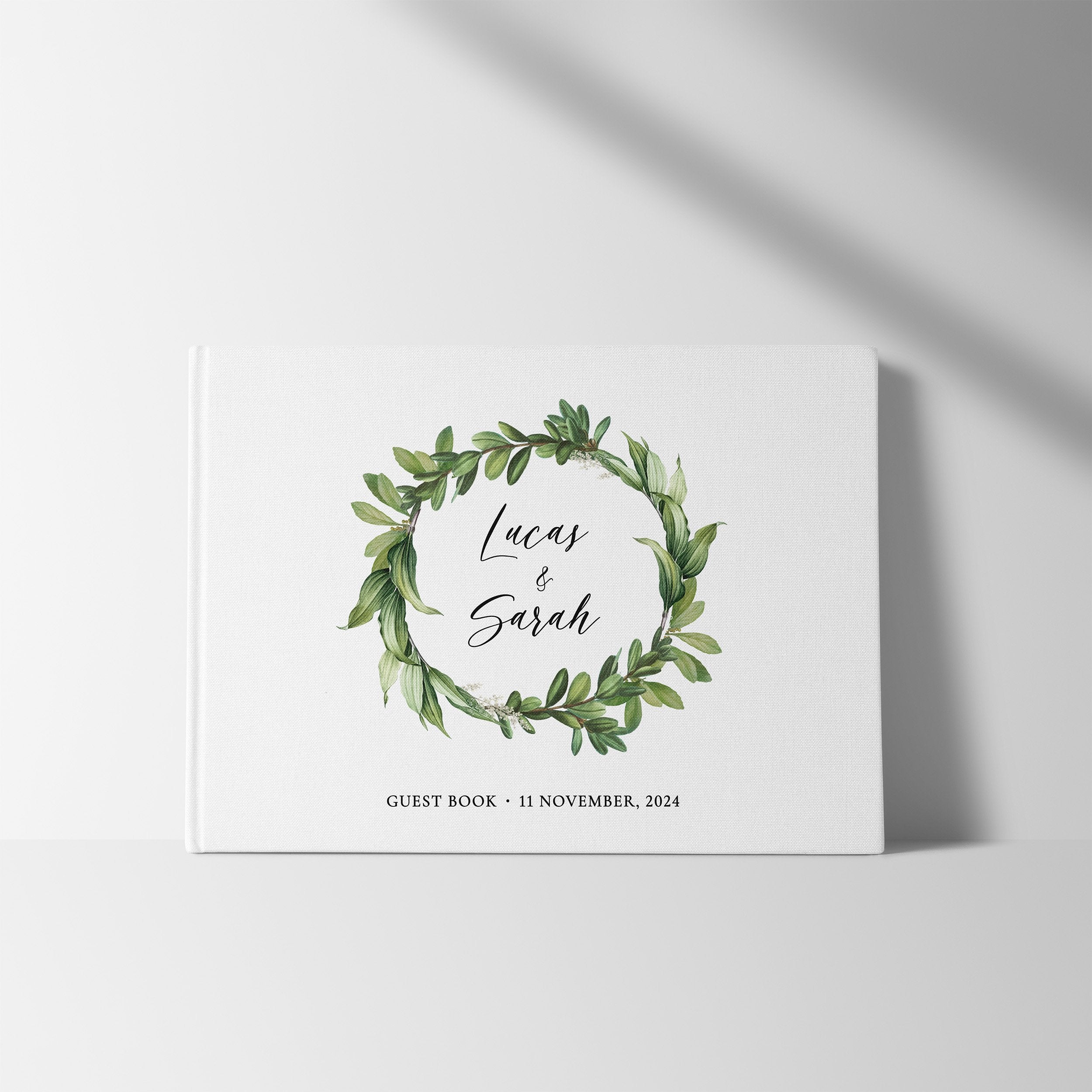 Foliage Wreath | Wedding Guest Book