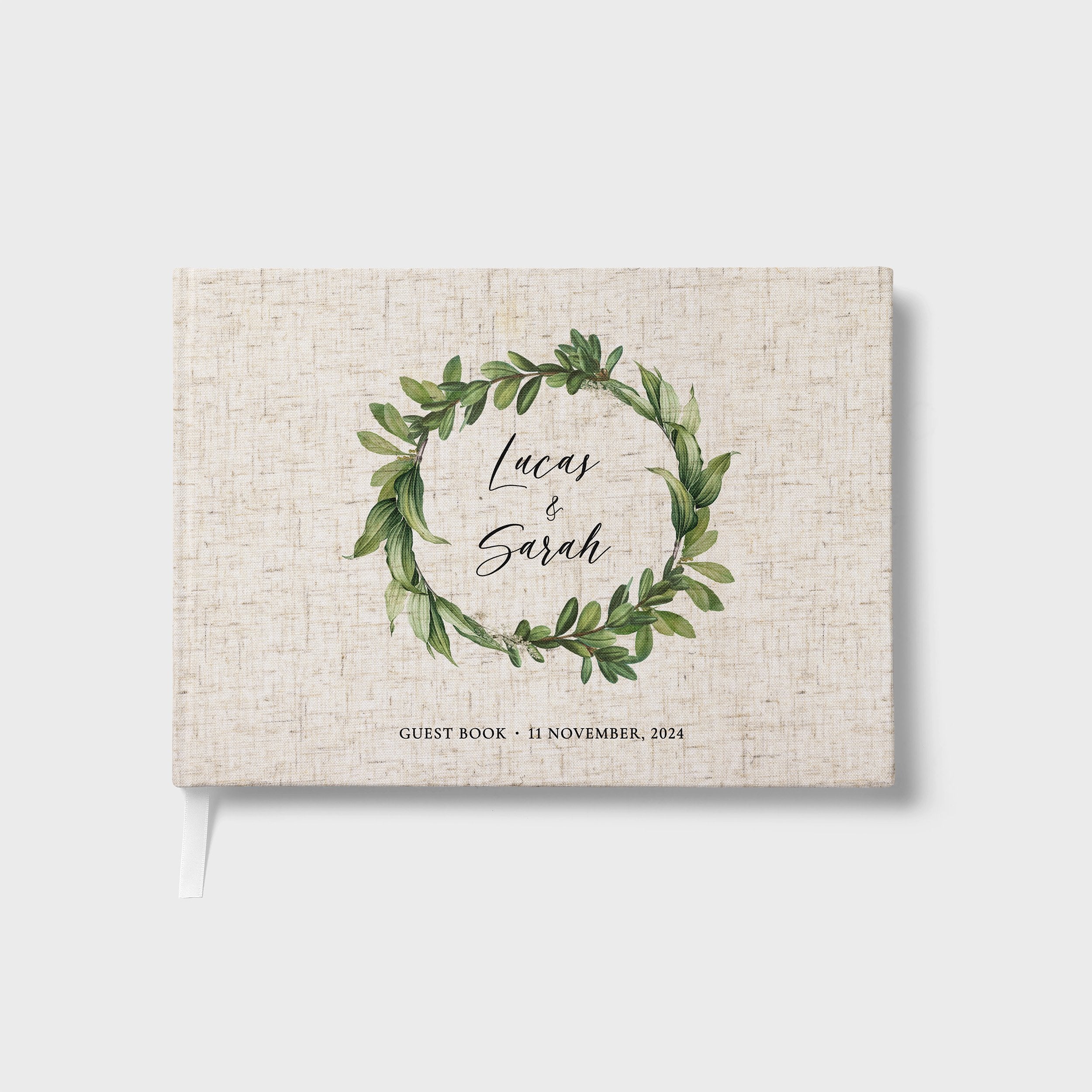 Foliage Wreath | Wedding Guest Book