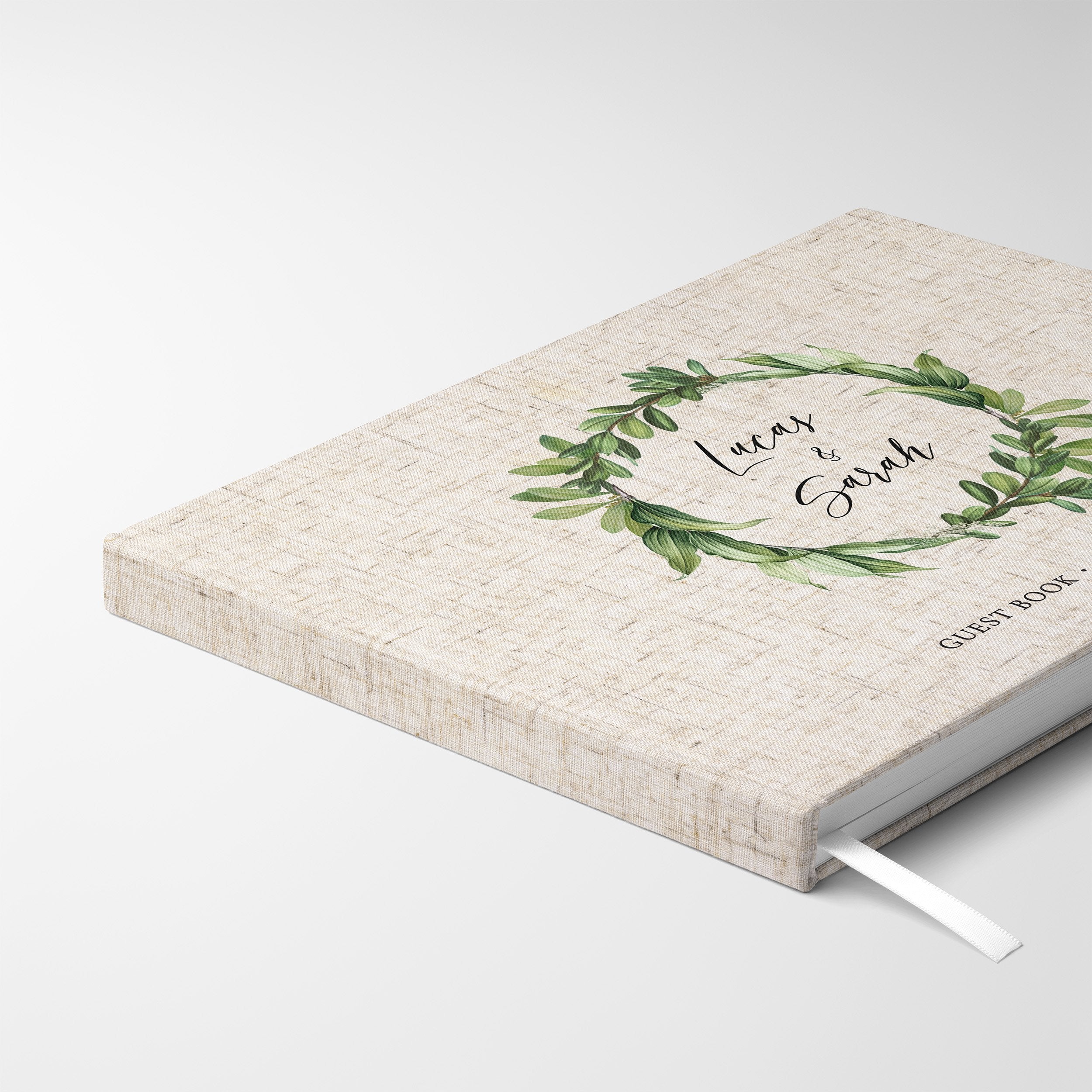 Foliage Wreath | Wedding Guest Book