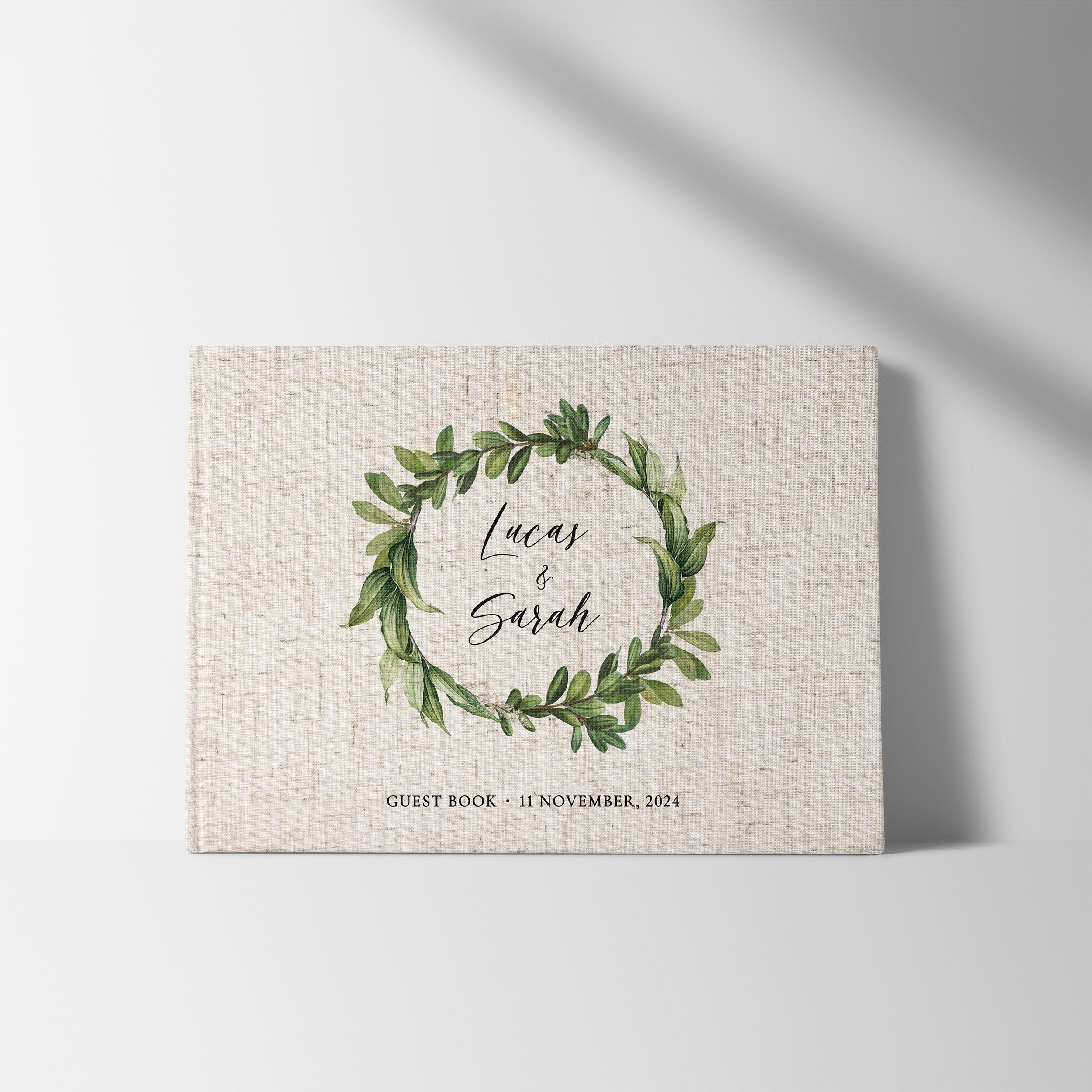 Foliage Wreath | Wedding Guest Book