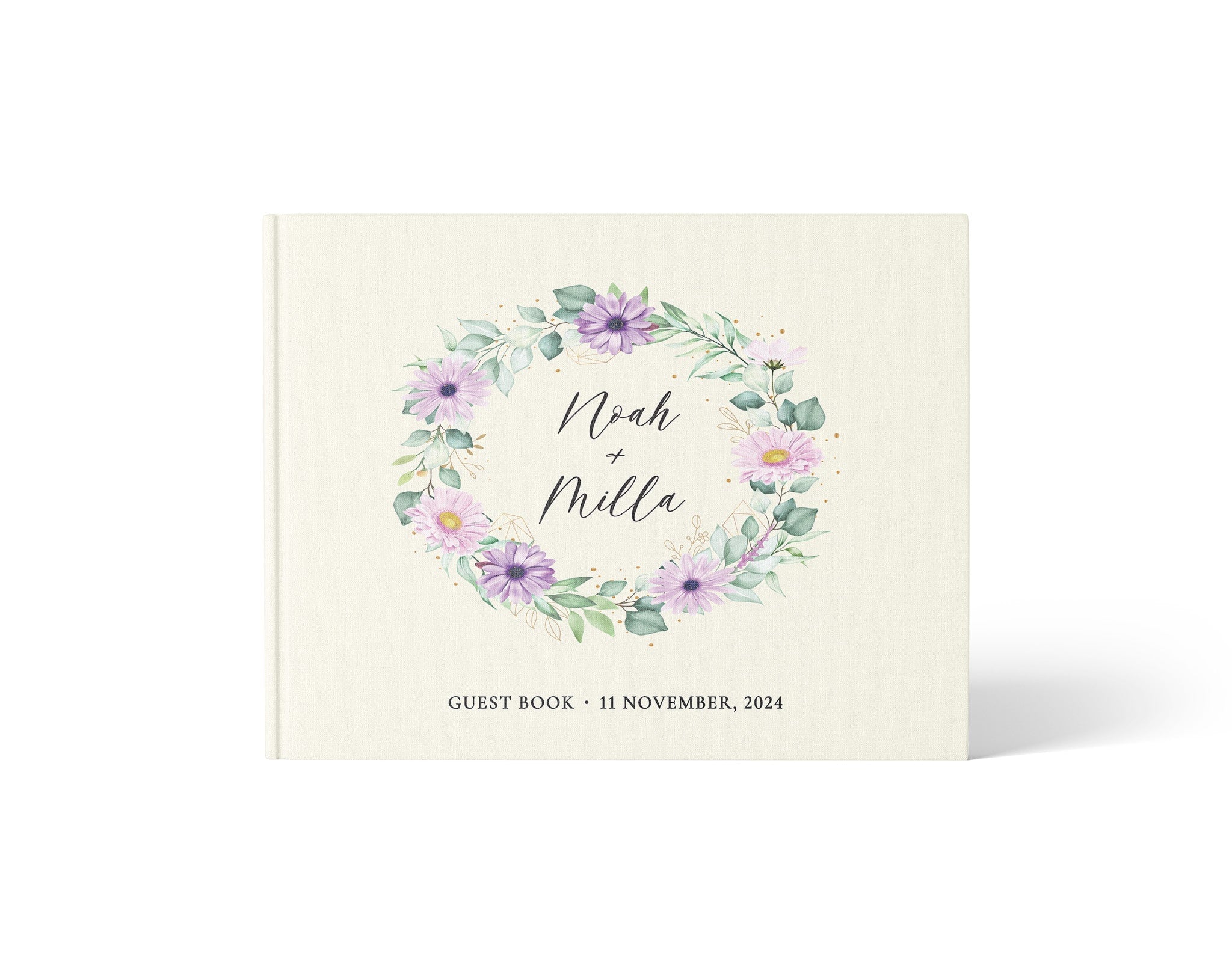 Lilac Florals | Wedding Guest Book