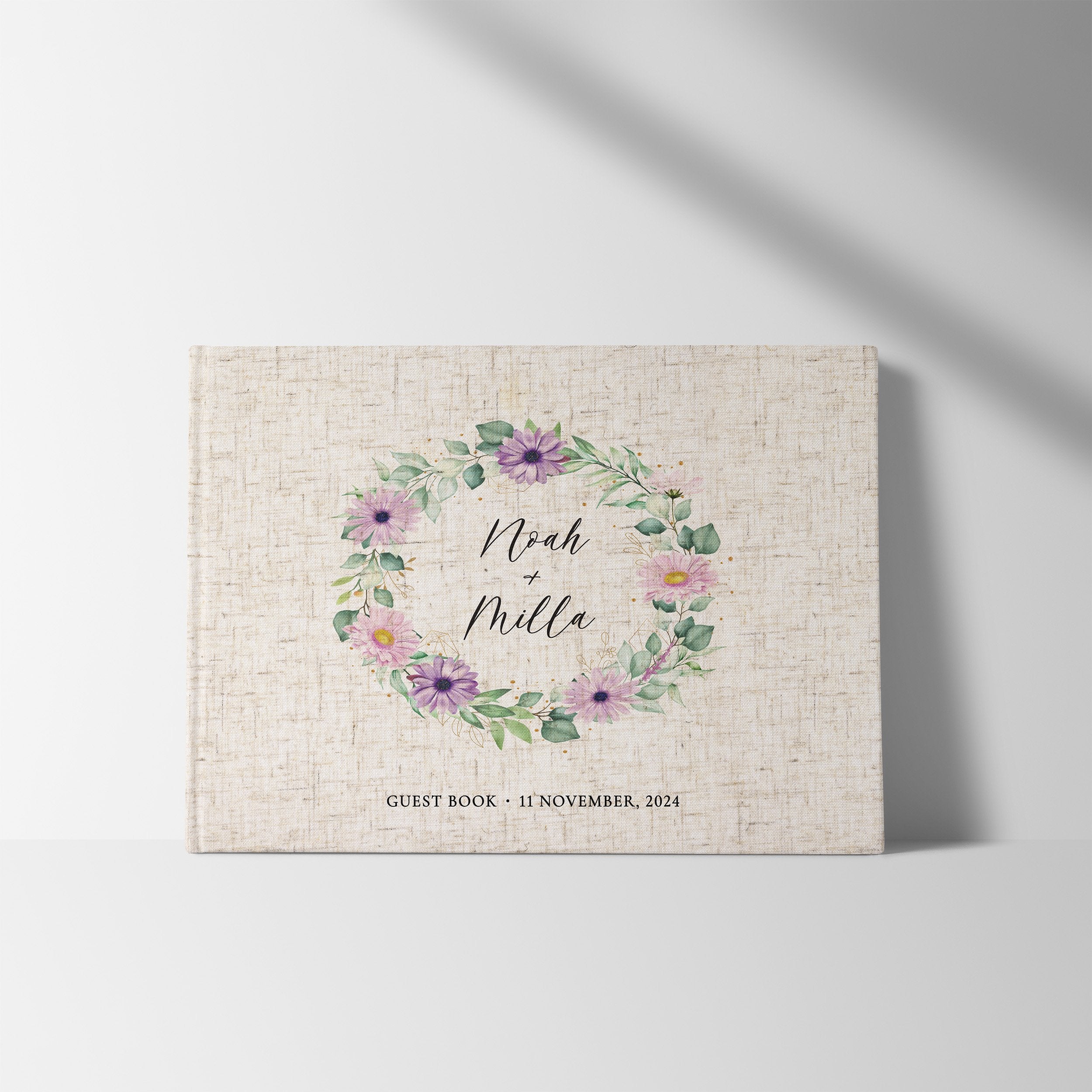 Lilac Florals | Wedding Guest Book