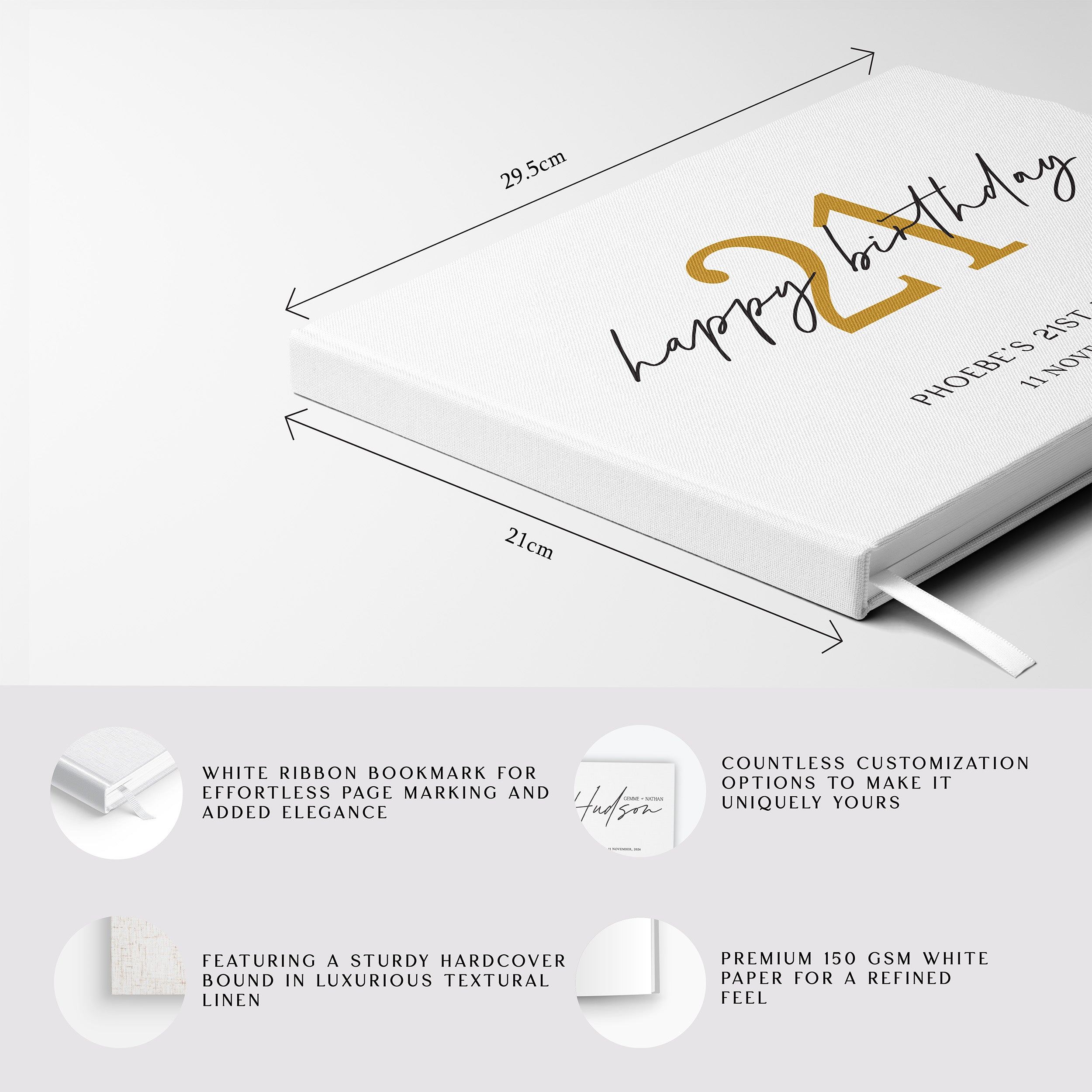 Delicate Charm | Birthday Guest Book