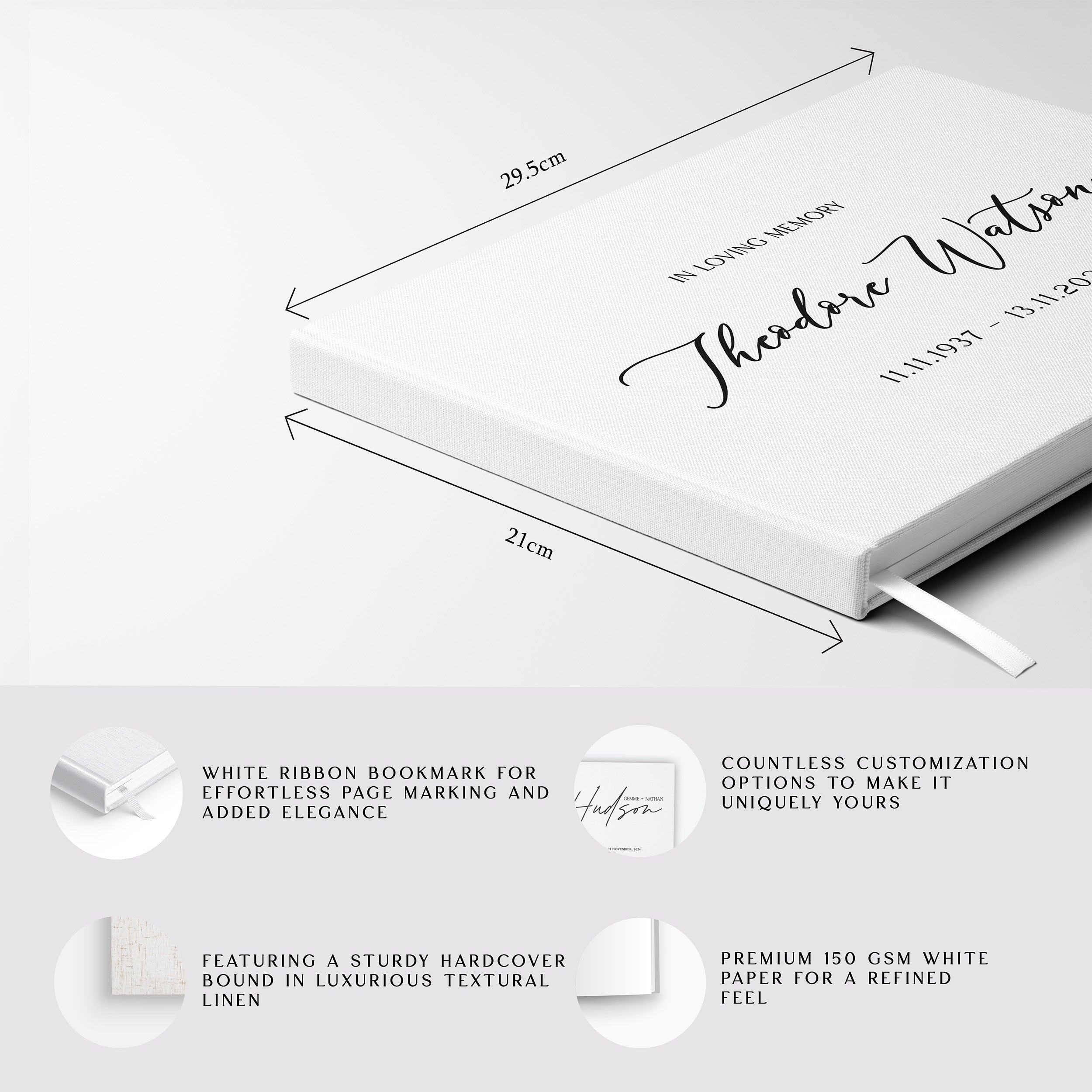 In Loving Memory | Funeral Guest Book