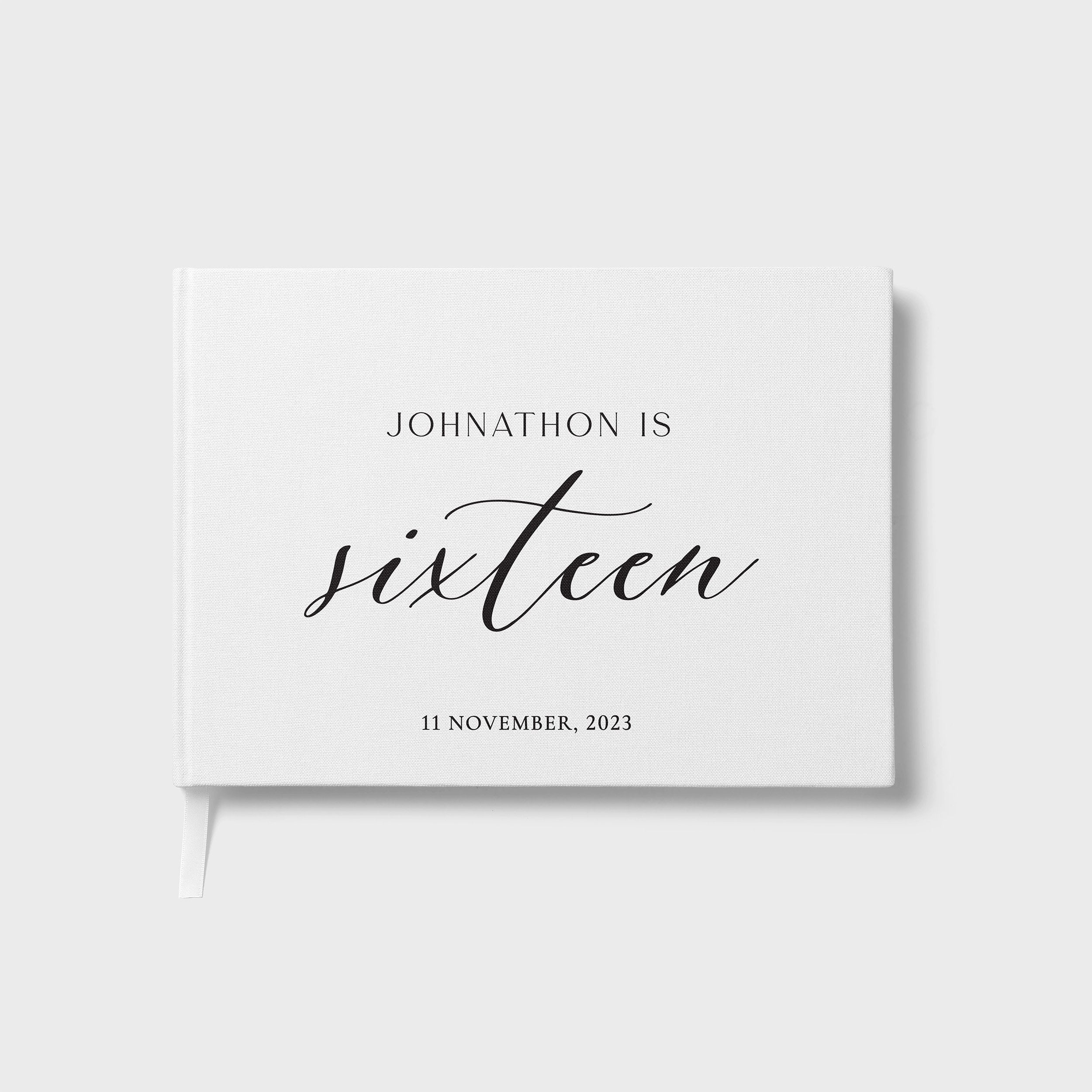 Modern Simplicity | Birthday Guest Book