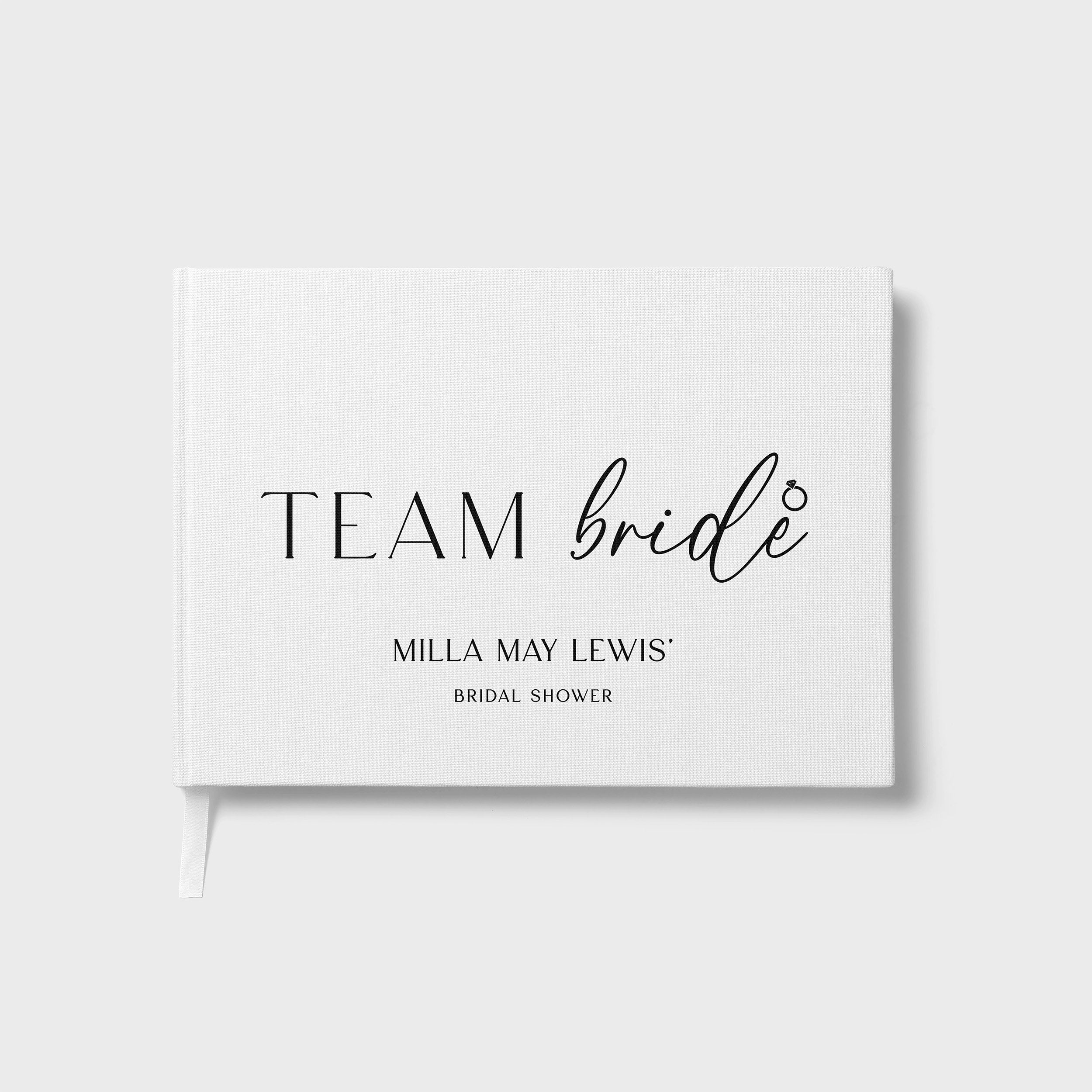 Team Bride | Bridal Shower Guest Book