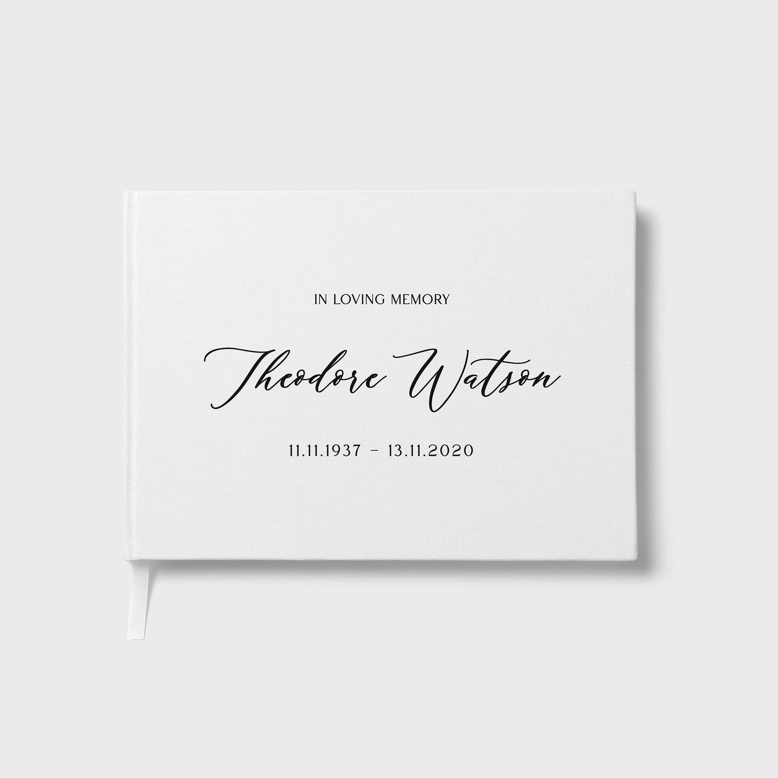 In Loving Memory | Funeral Guest Book