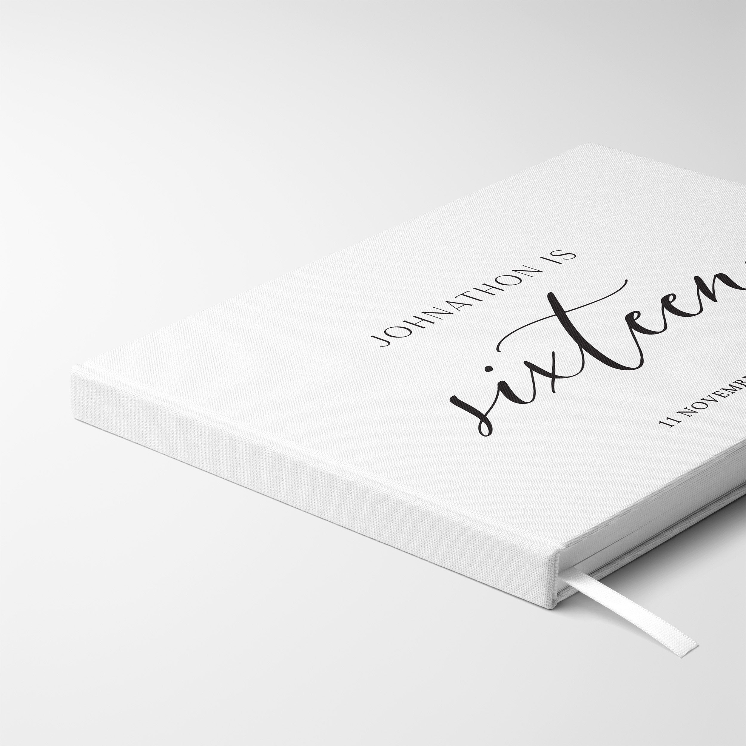 Modern Simplicity | Birthday Guest Book