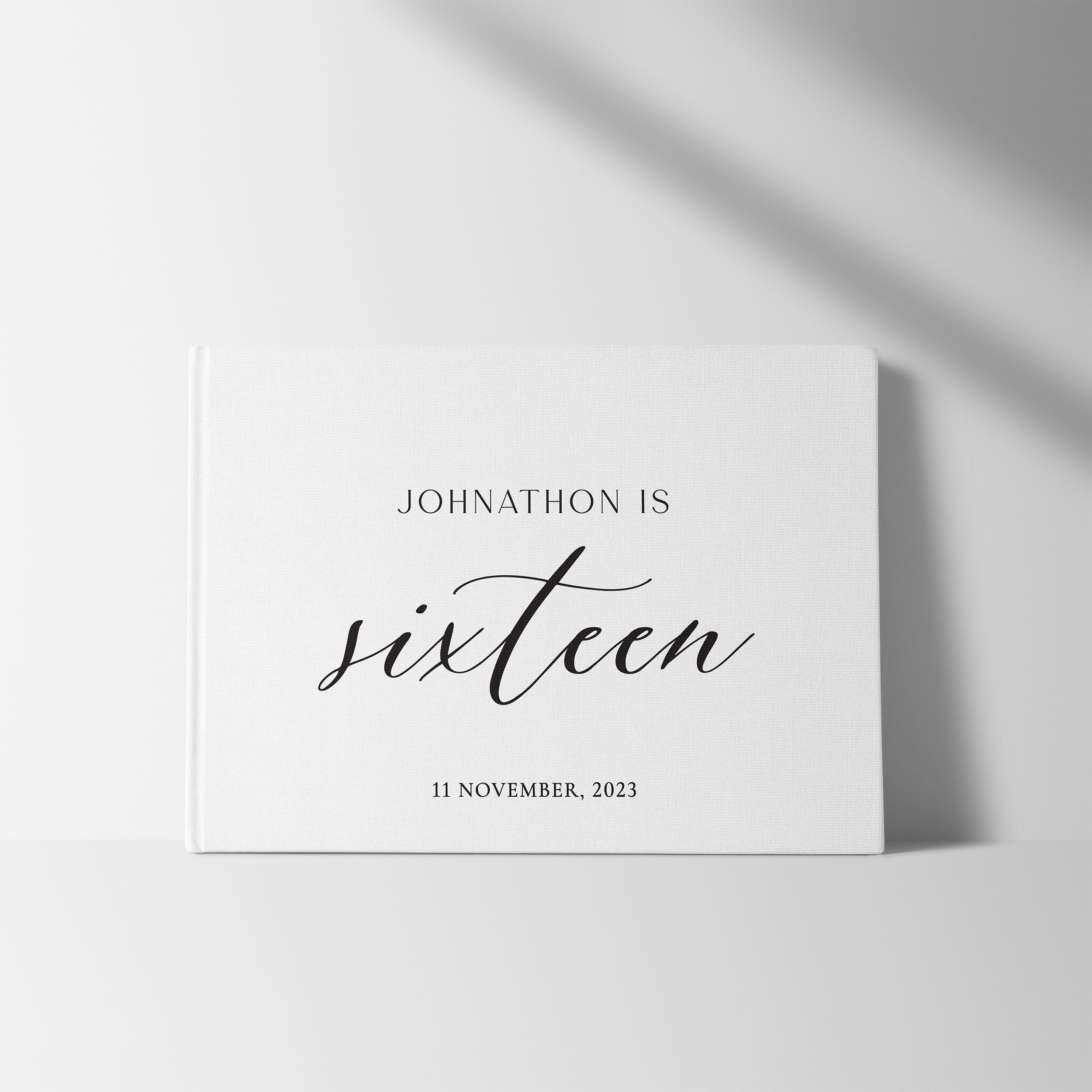 Modern Simplicity | Birthday Guest Book