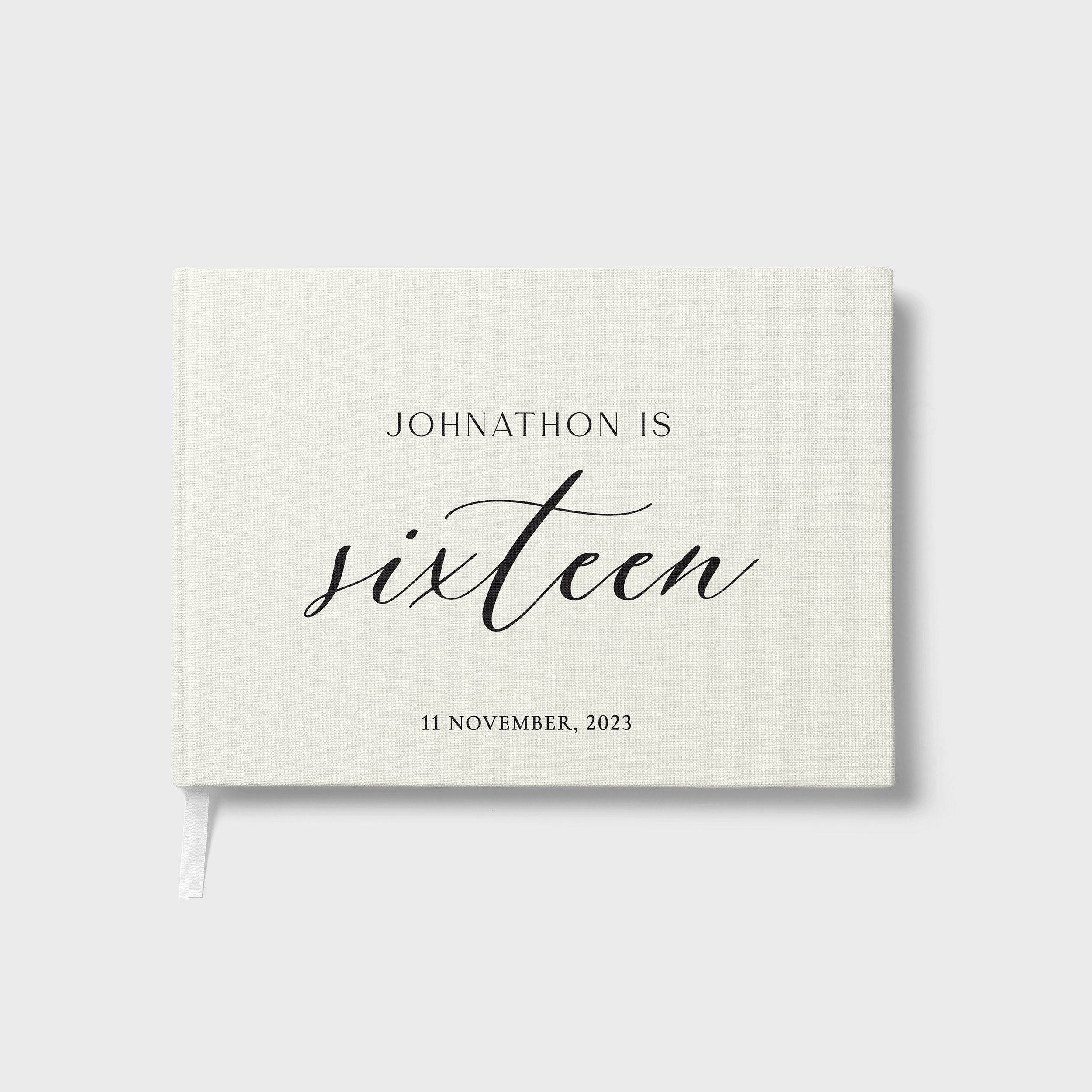Modern Simplicity | Birthday Guest Book