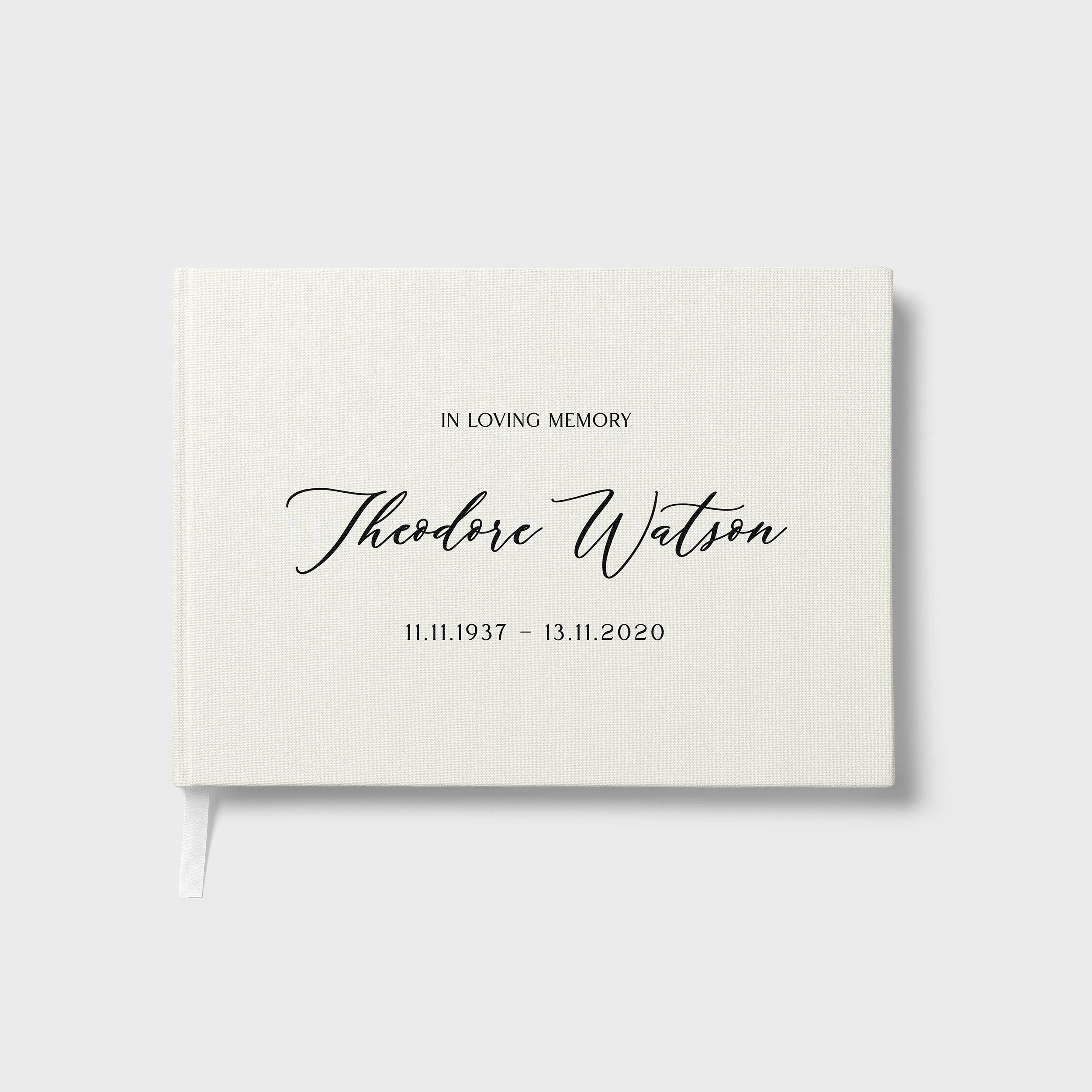 In Loving Memory | Funeral Guest Book