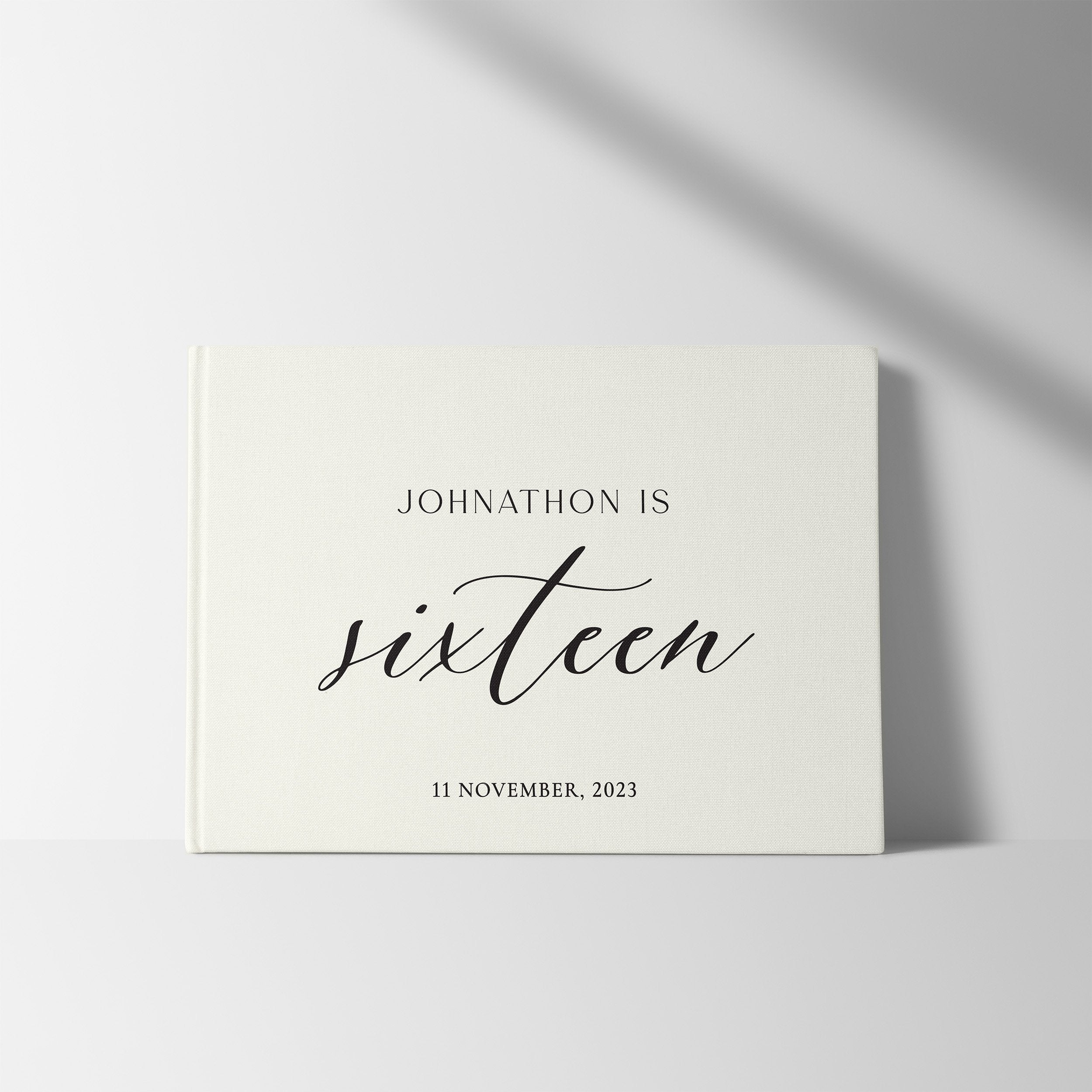 Modern Simplicity | Birthday Guest Book