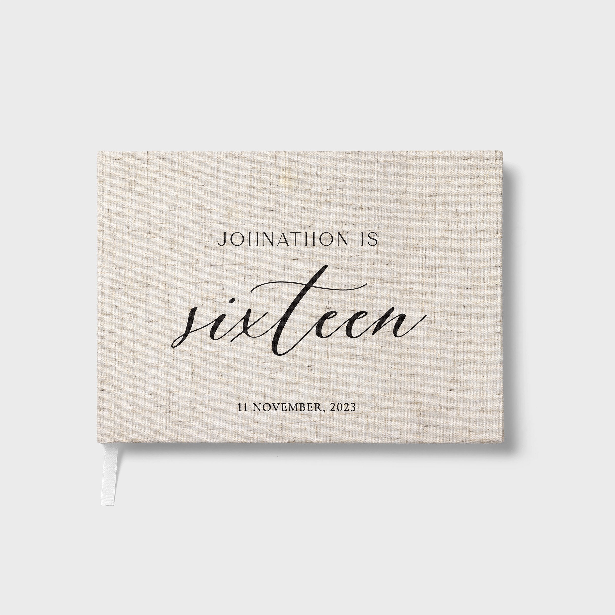 Modern Simplicity | Birthday Guest Book