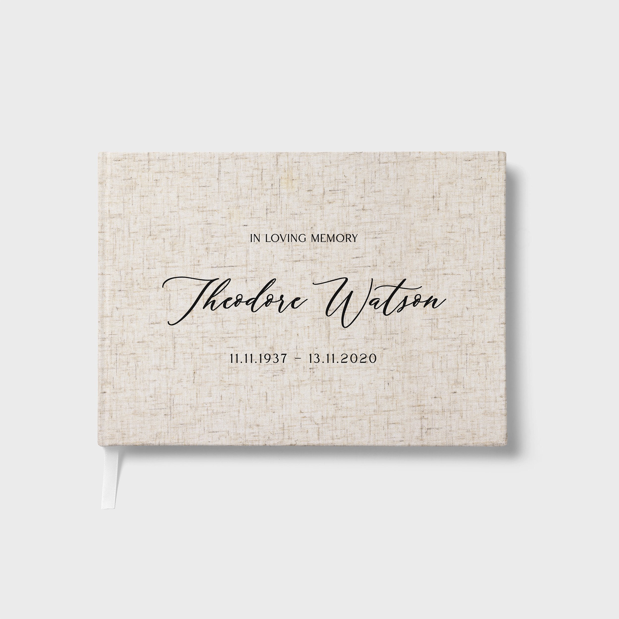 In Loving Memory | Funeral Guest Book
